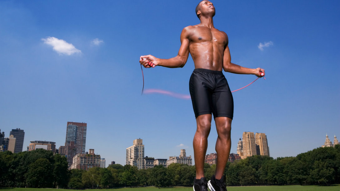Does skipping rope to lose weight have big calves?