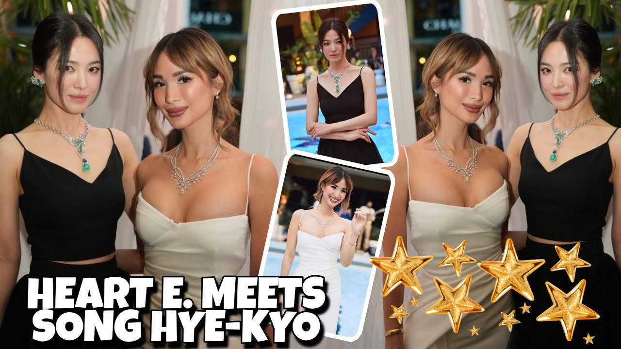 Full house actors song hye kyo and heart evangelista reunite at Chaumet jewelry party