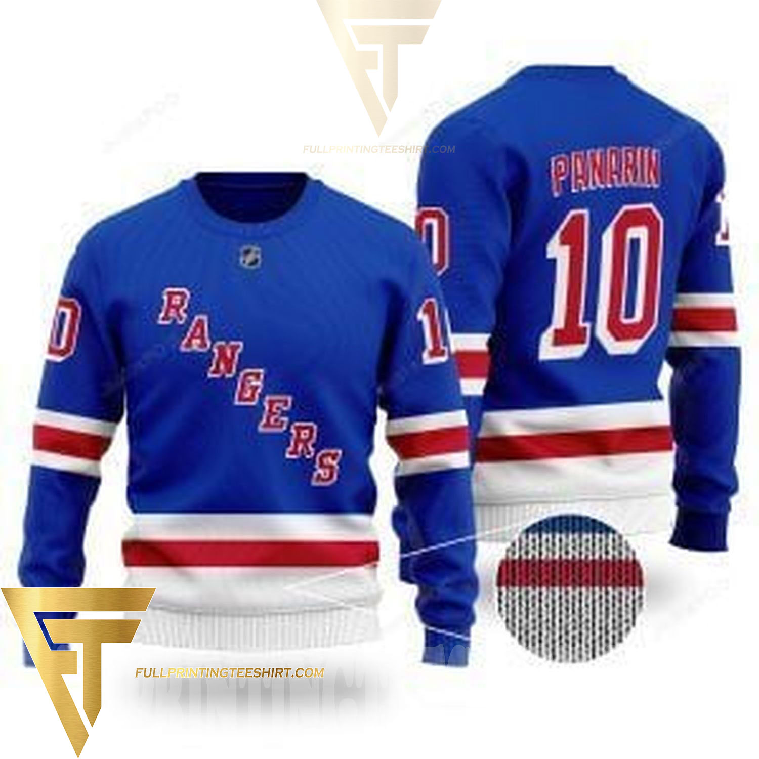Artemi Panarin New York Rangers Youth Player Name & Number T-Shirt - Blue