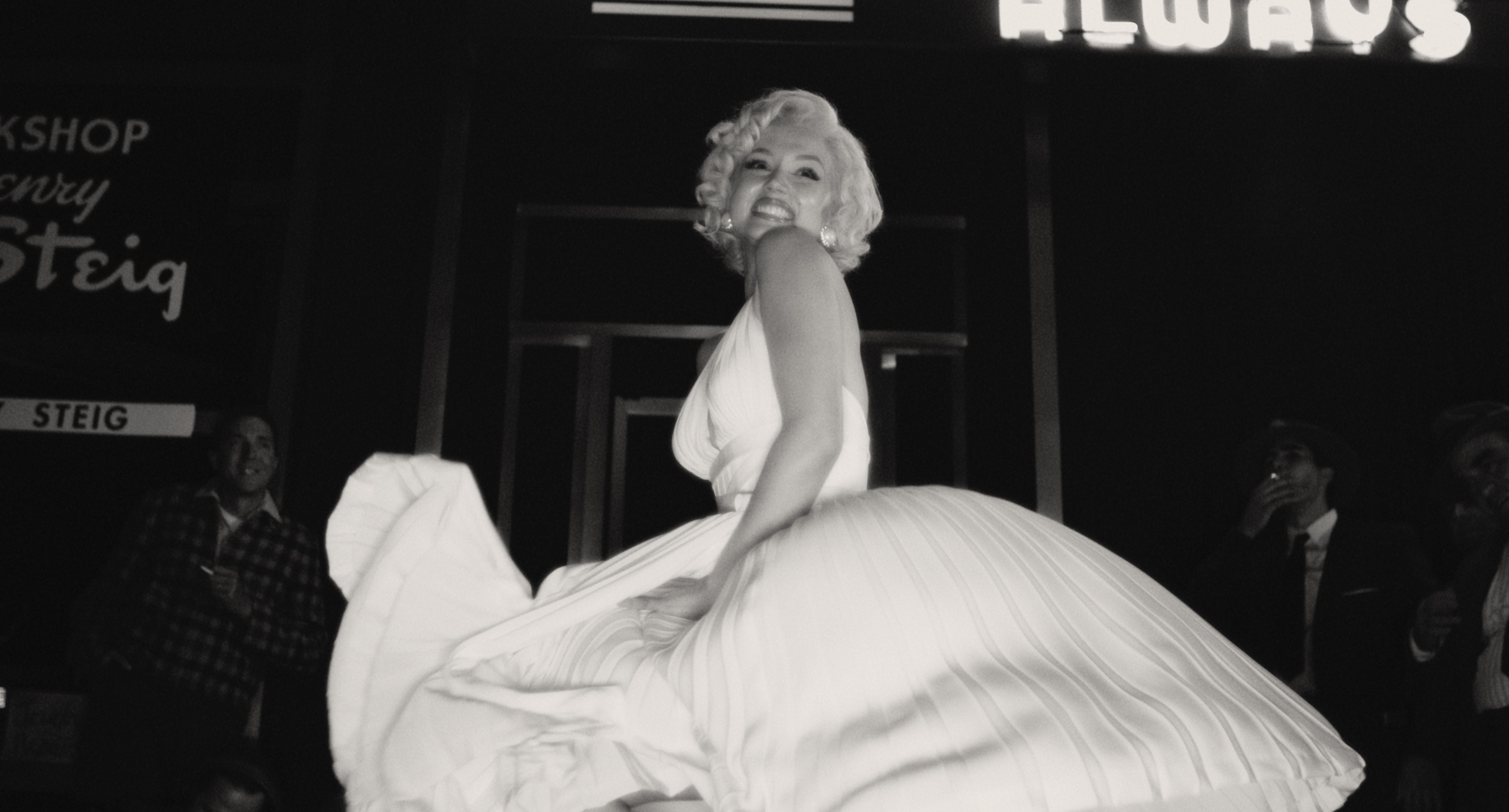 Why is fashion the truest thing about Marilyn Monroe in blonde?