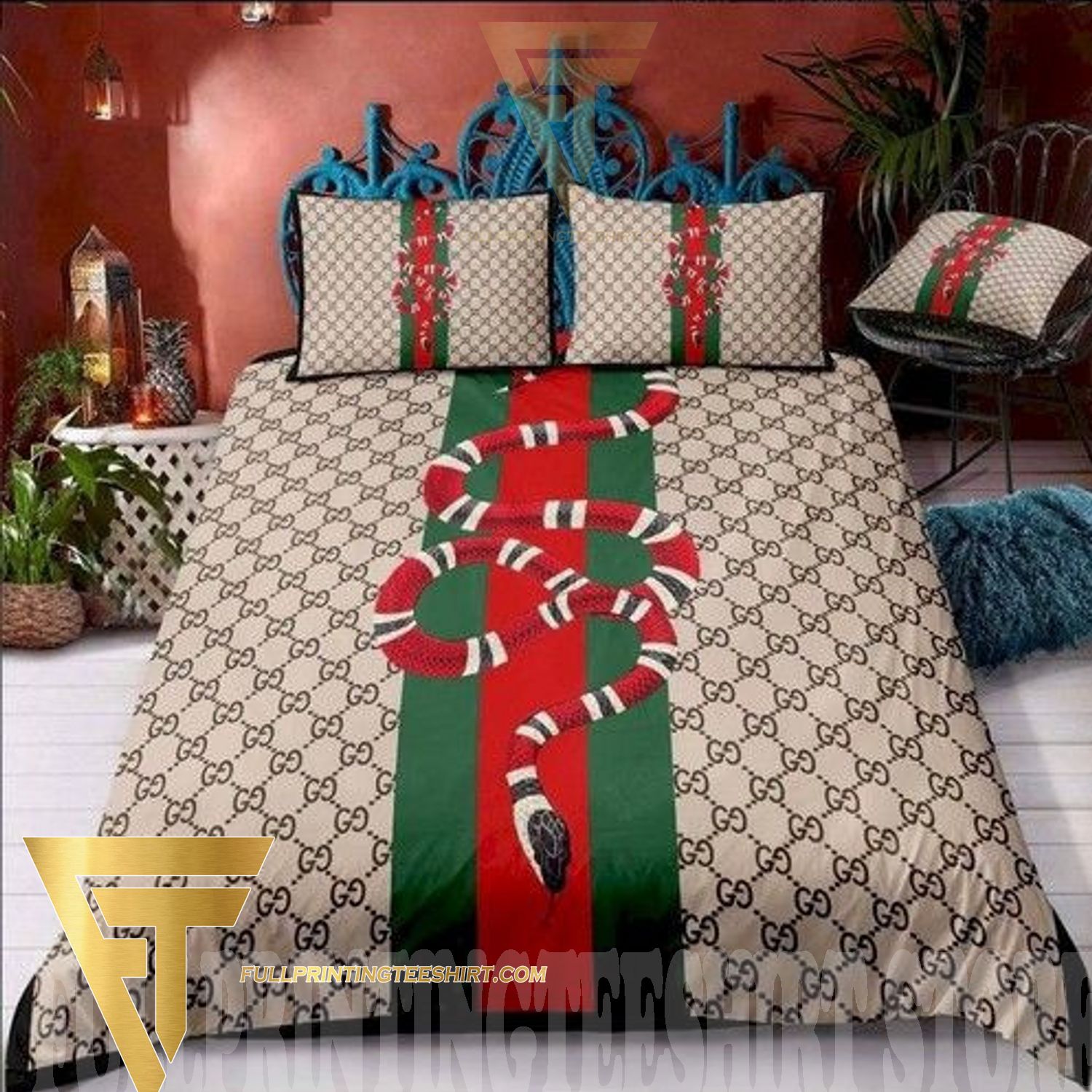 Top-selling item] Gucci 12 Bedding Sets Bedroom Luxury Brand Bedding