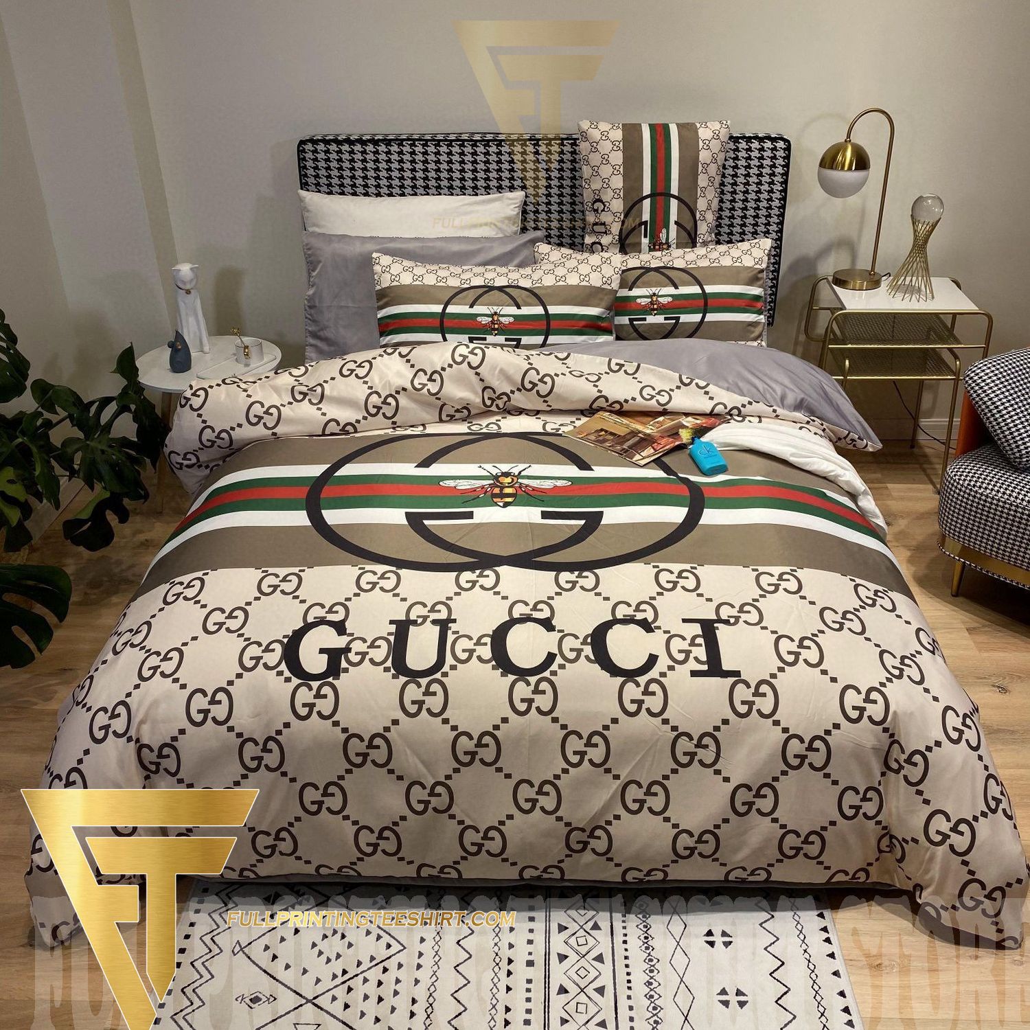 sandwich Grundig sur Top-selling item] Gucci Type 21 Luxury Brand Home Decor Duvet Cover Bedroom  Sets