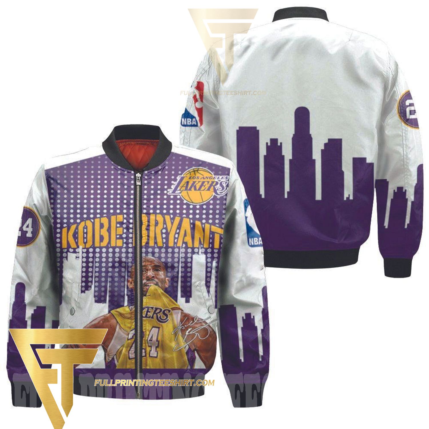 NBA Star Iron Decoration Kobe Bryant Lakers Purple Edition Gift