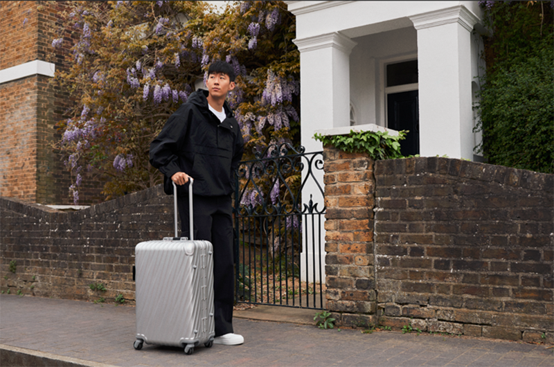Travel back with tumi 19 degree suitcase