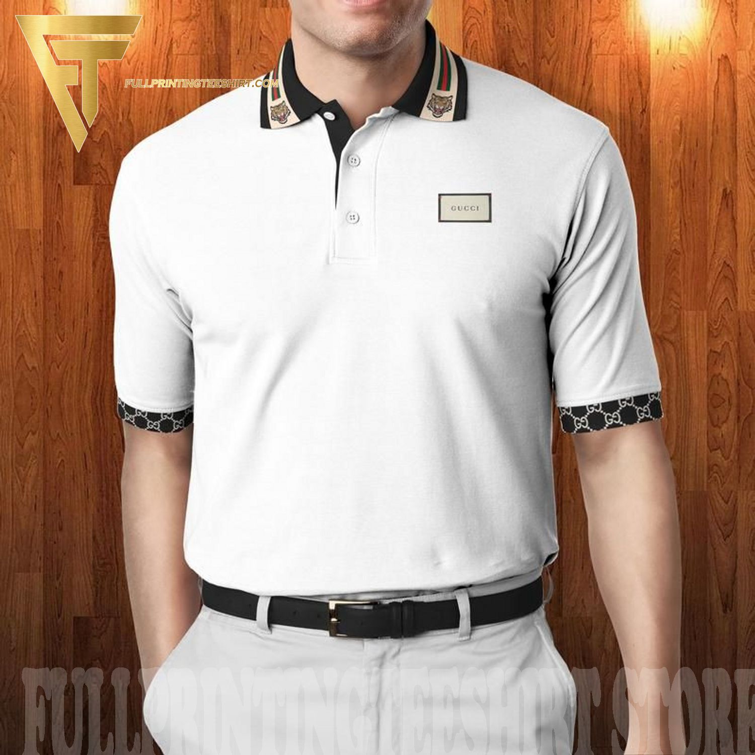 Top-selling Item] Gucci Monogram Classic New Style Polo Shirt