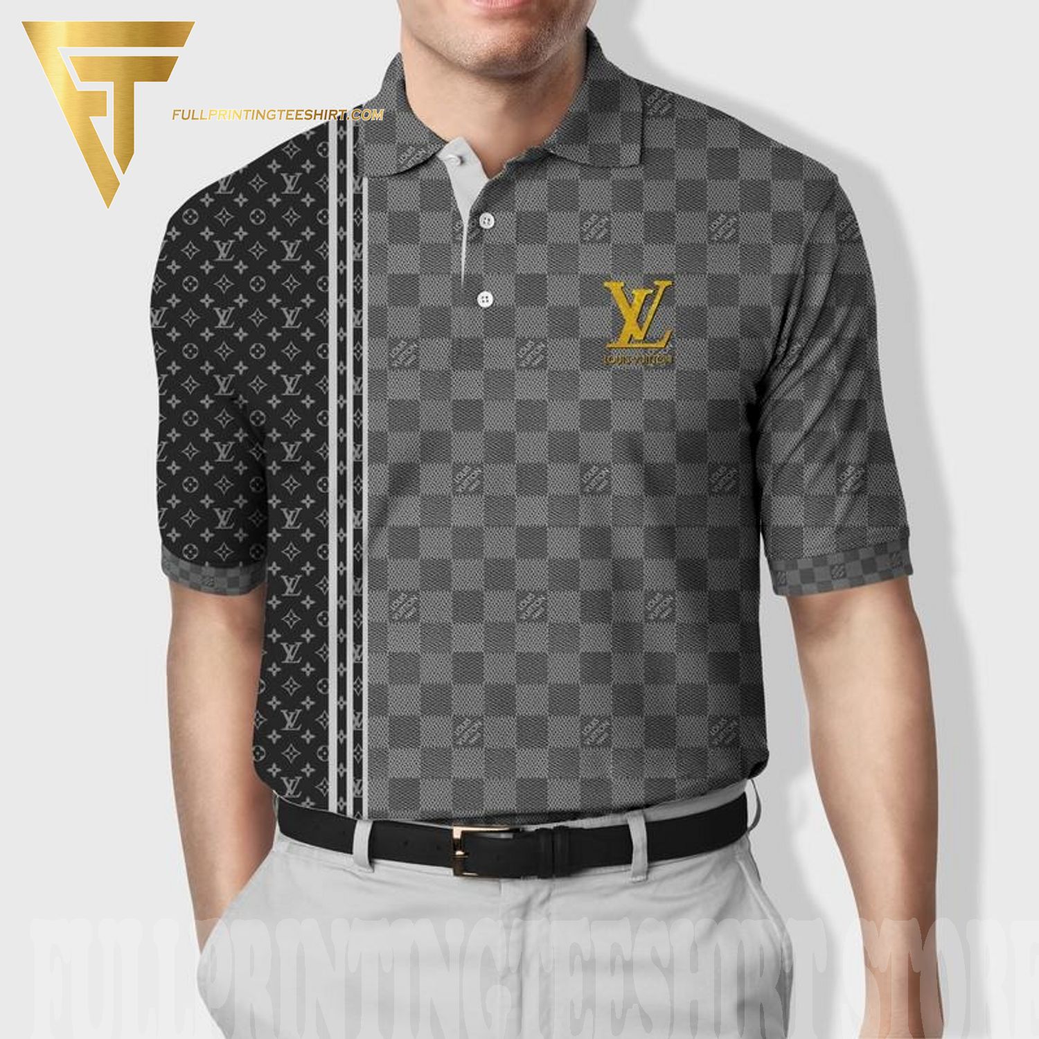 Louis Vuitton Brand Logo Fashion With Name Black Design Symbol Clothes  Vector Illustration With Brown Background 23871552 Vector Art at Vecteezy