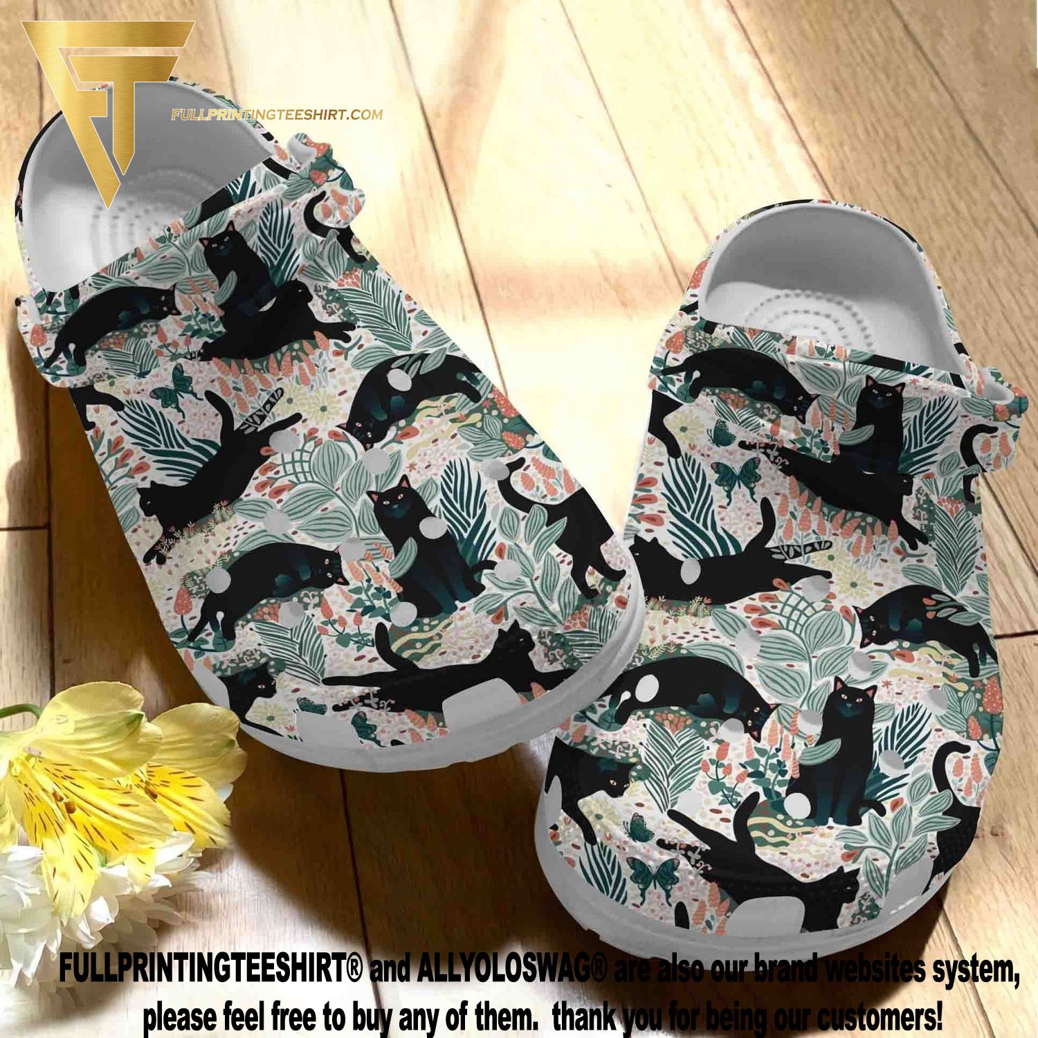 Cat Crocs - Funny Cats Patterns Clog Shoes in 2023