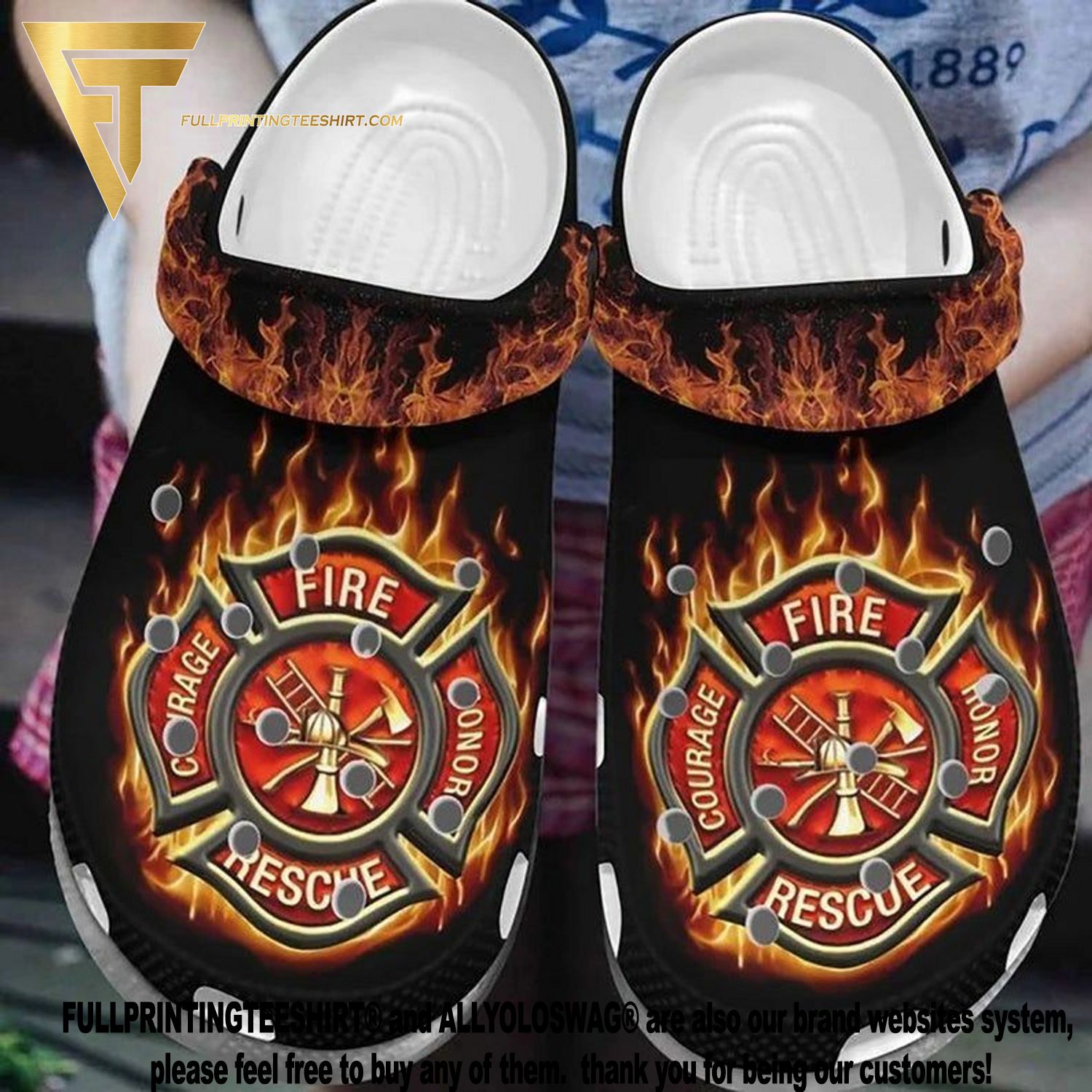 Basketball Crocs Basketball Personalized Fire Clog Shoes For Men