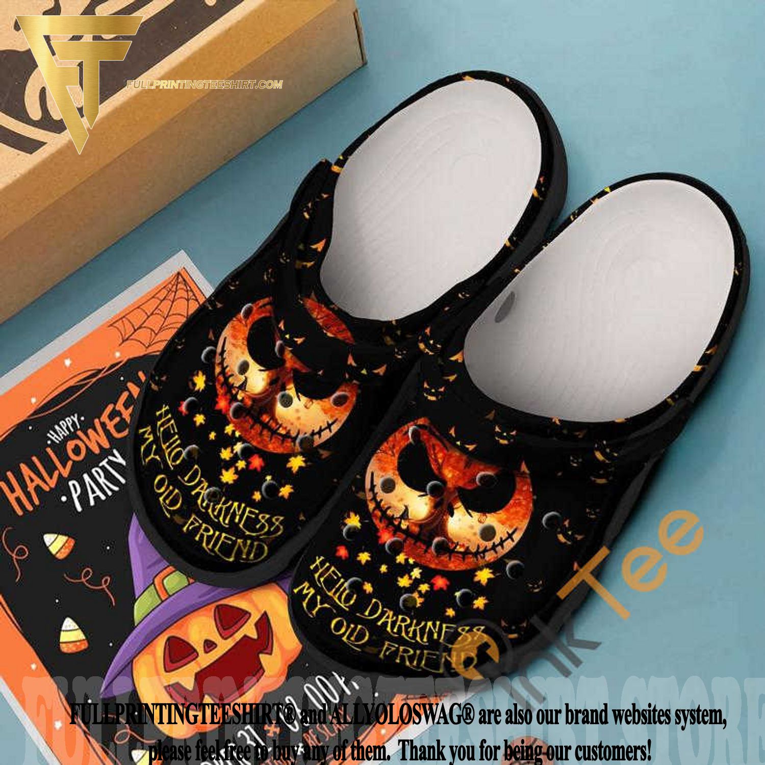 Halloween The Nightmare Before Christmascrocs Comfortable Shoes