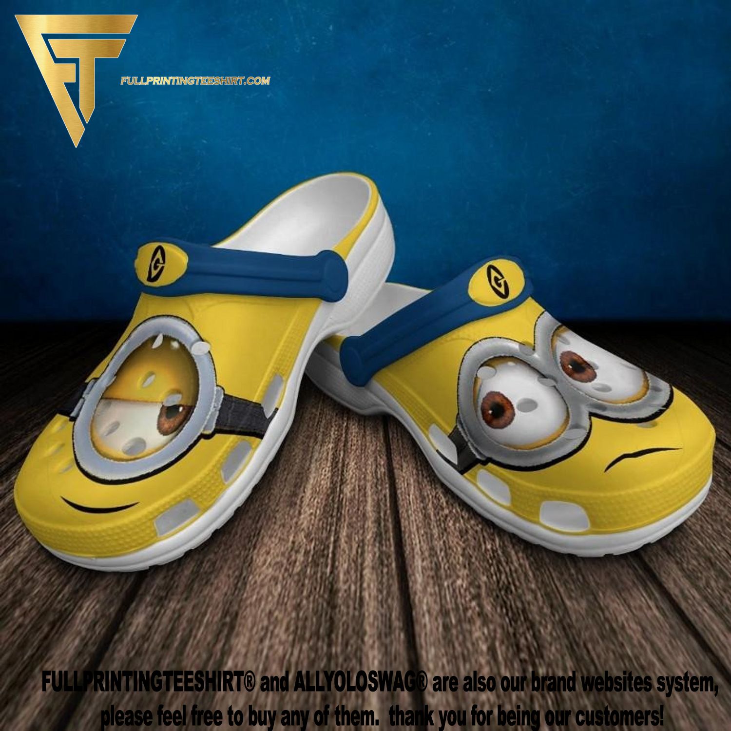 Top-selling Minion Men And Women Hypebeast Fashion Unisex Crocband Clogs