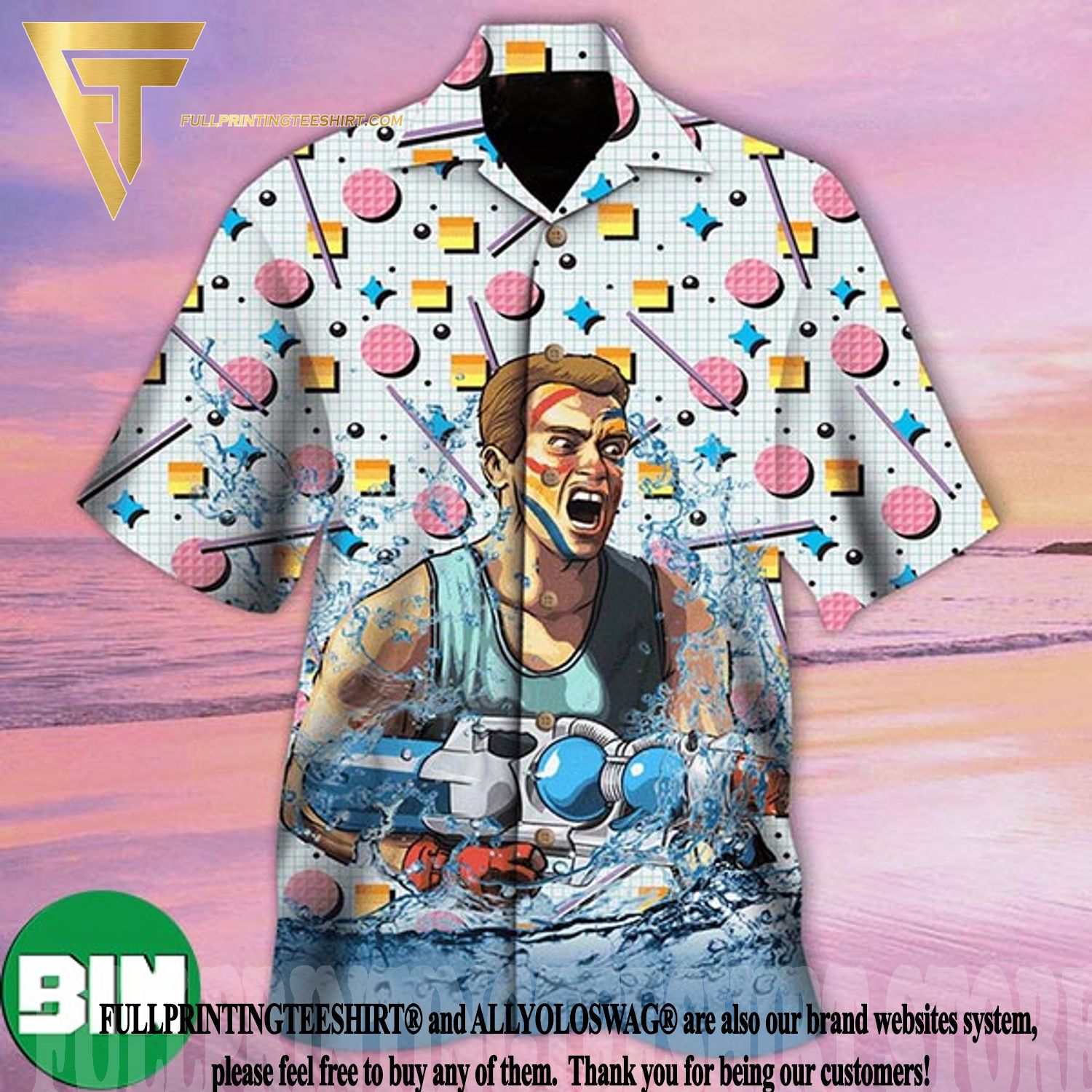 Top-selling Item] Arnold Schwarzenegger Aloha Funny Hawaiian Shirt