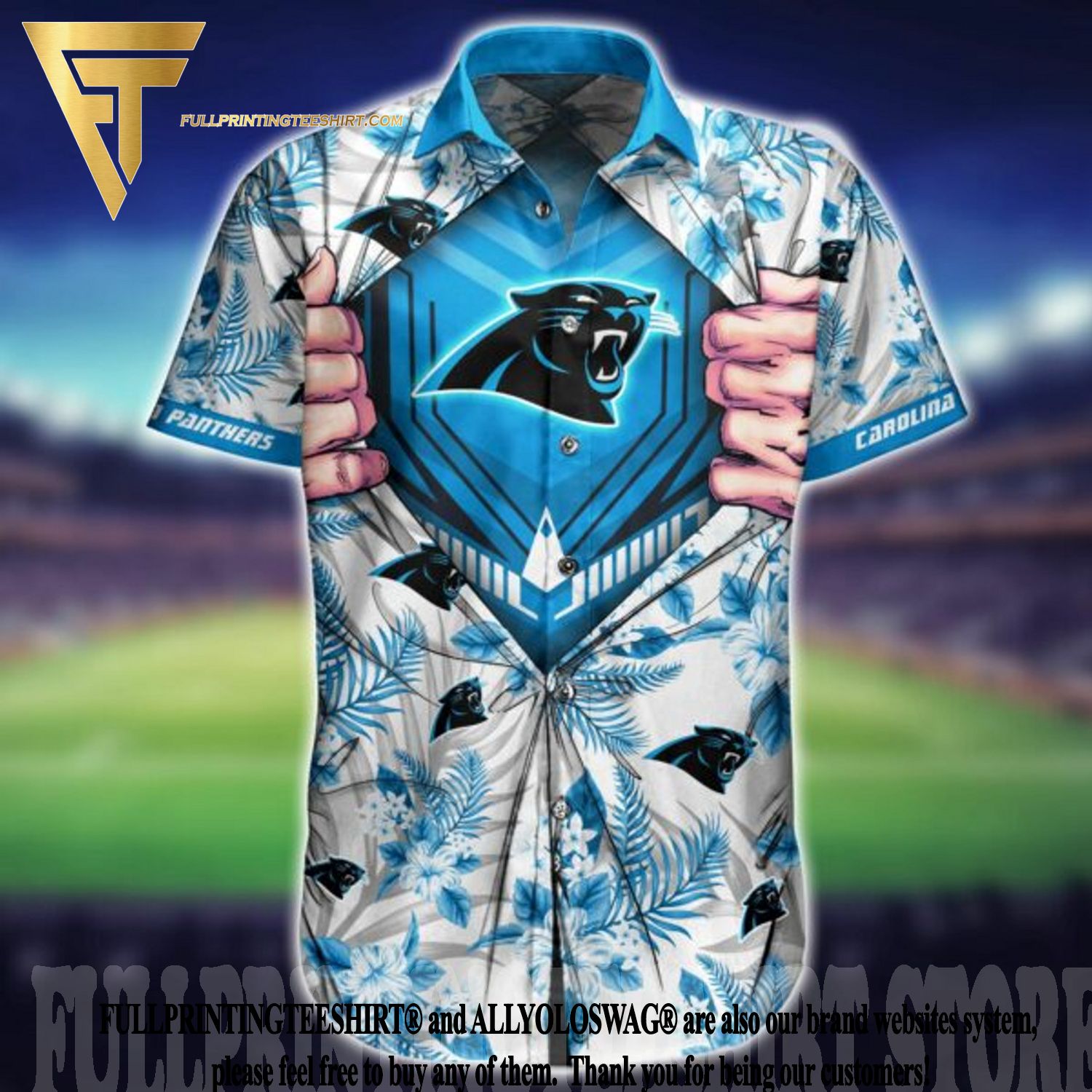 Top-selling Item] Carolina Panthers Short 8 Summer Set Hawaiian Shirt