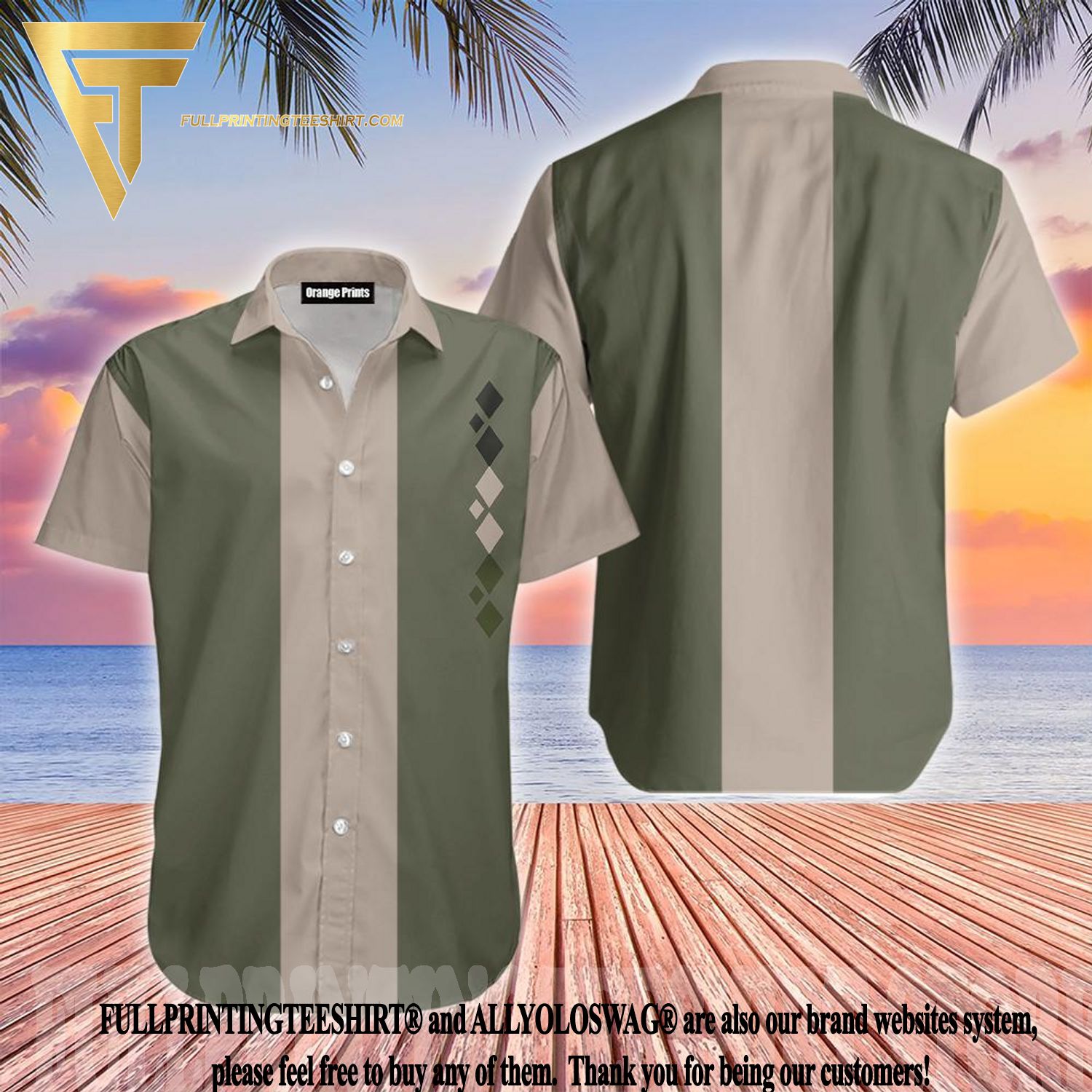 Custom Design Print Mens Soft Hawaiian Shirt Short Sleeve Bowling