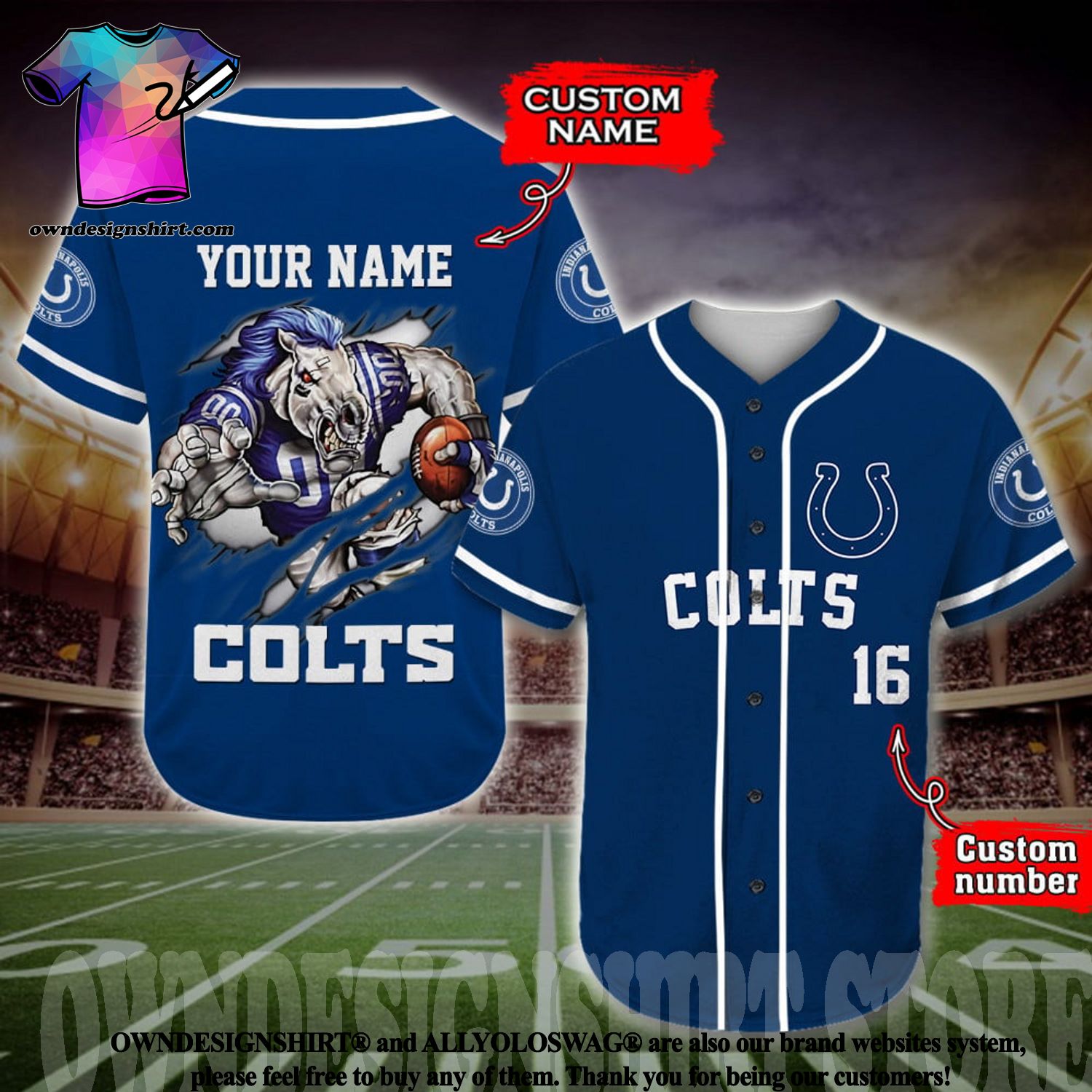 The best selling] Custom Indianapolis Colts Camo Full Printed