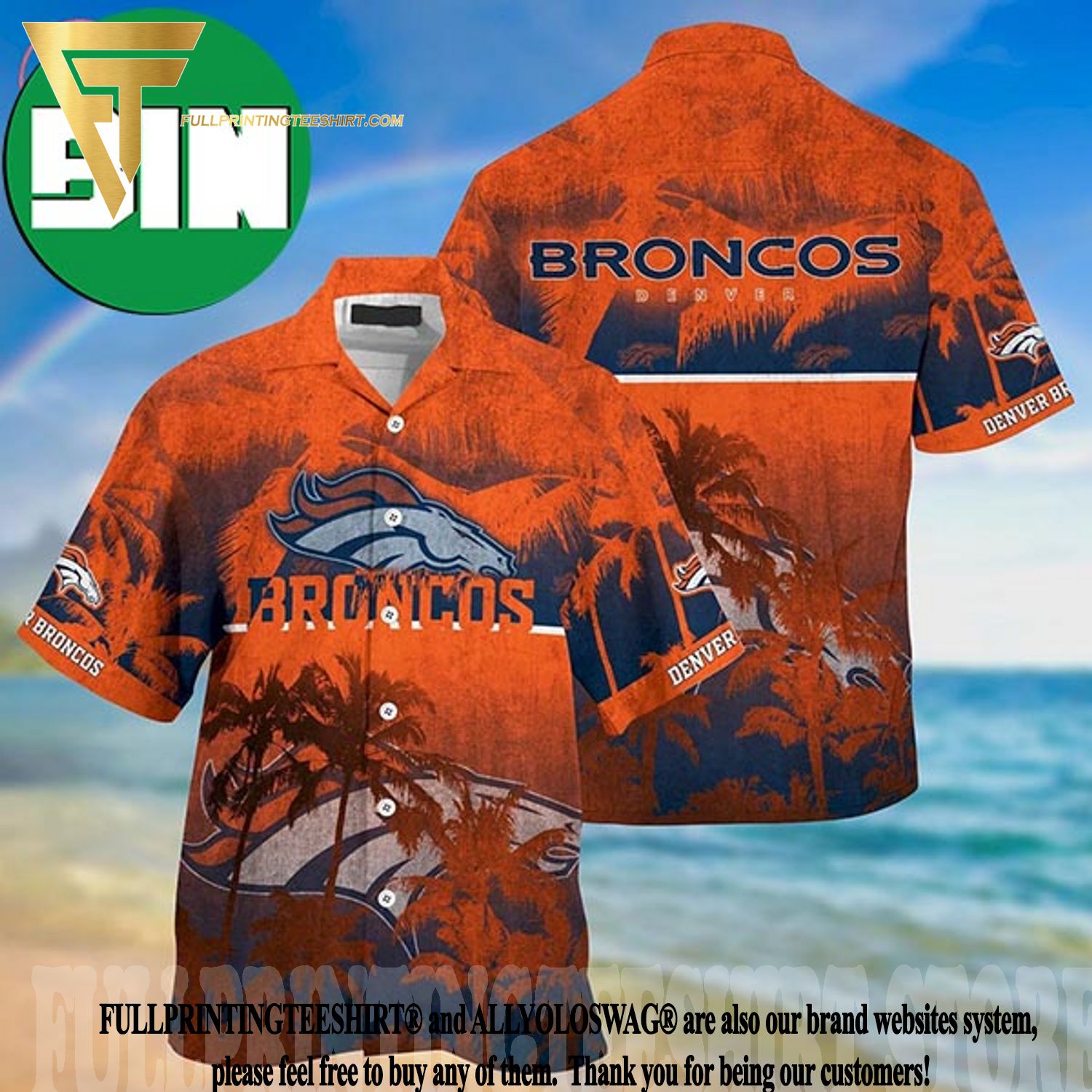 Top-selling Item] Denver Broncos x Denver Nuggets Colorado Avalanche Summer  Vibes Hawaiian Shirt