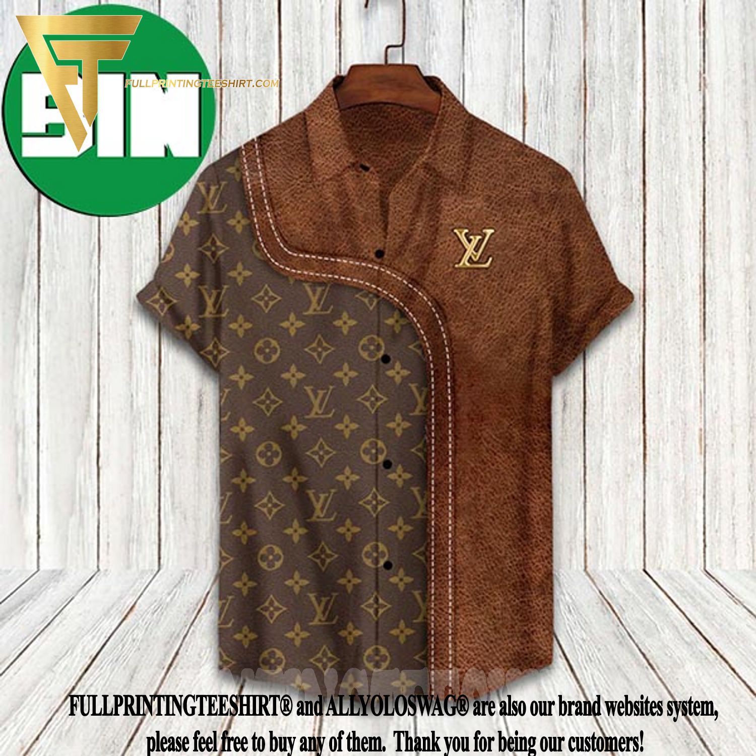Luxury LV Louis Vuitton Big Checkered Brown 3D Ugly Sweater