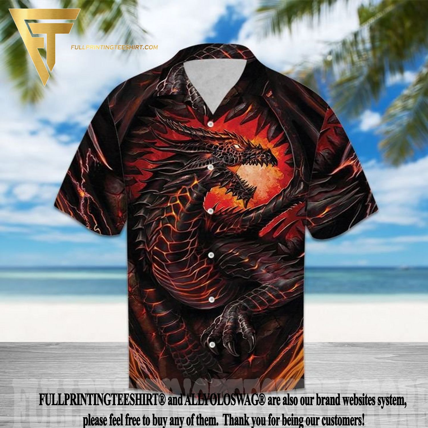 NHL Florida Panthers Hawaiian Shirt,Aloha Shirt,Palm Trees Pattern