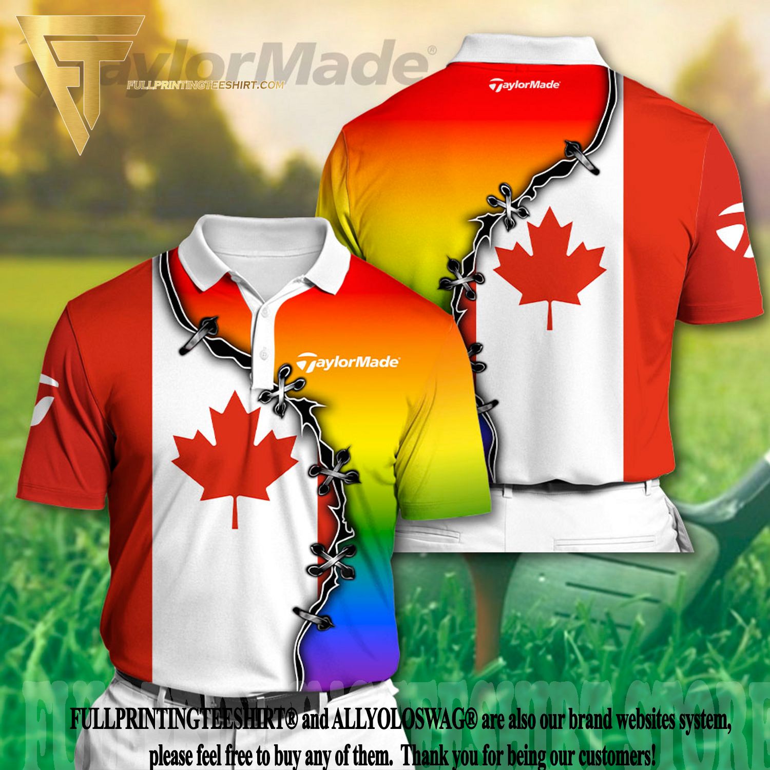 Top-selling Item] TaylorMade x Canada Flag New Version Shirt