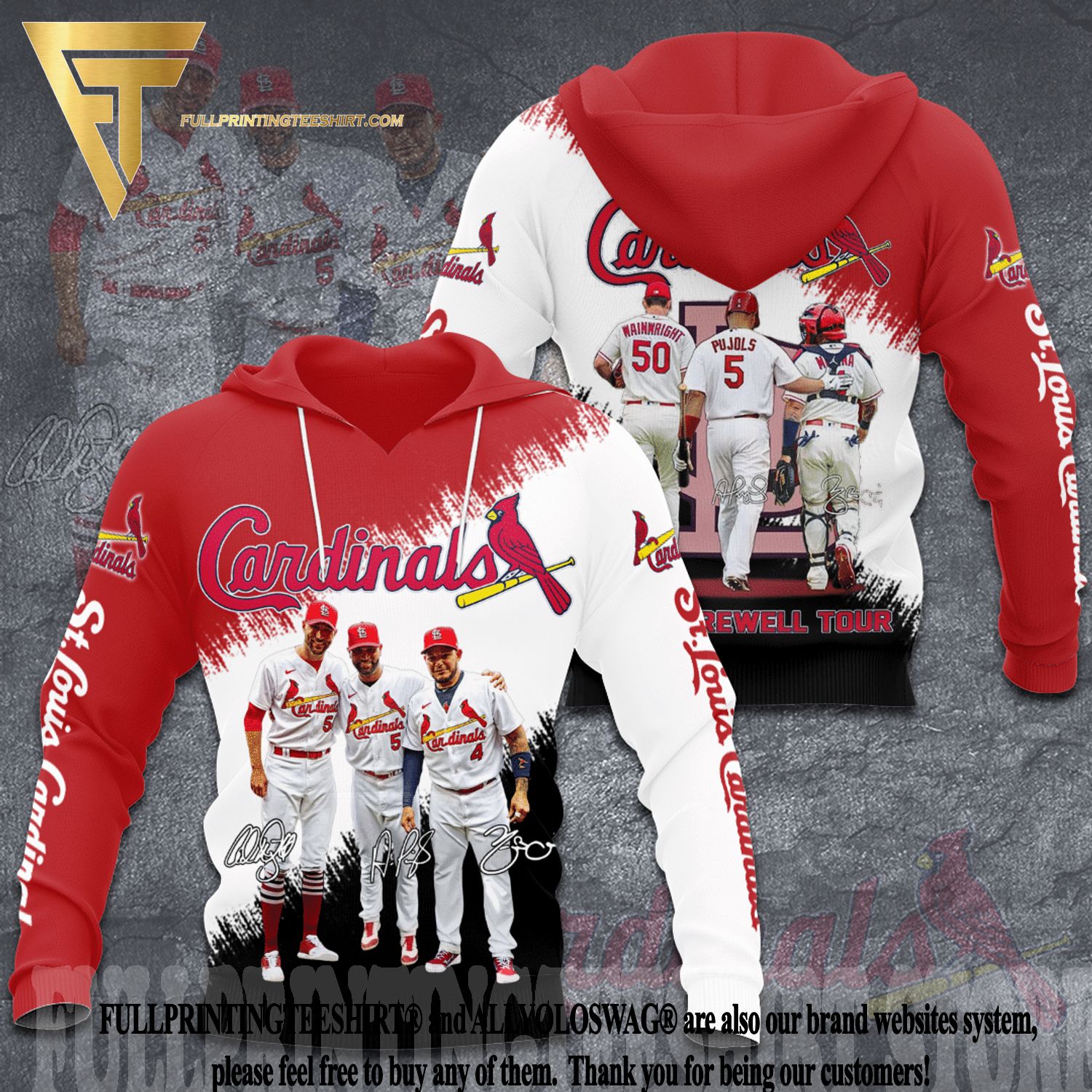 Personalized St. Louis Cardinals 3D Hoodie - LIMITED EDITION