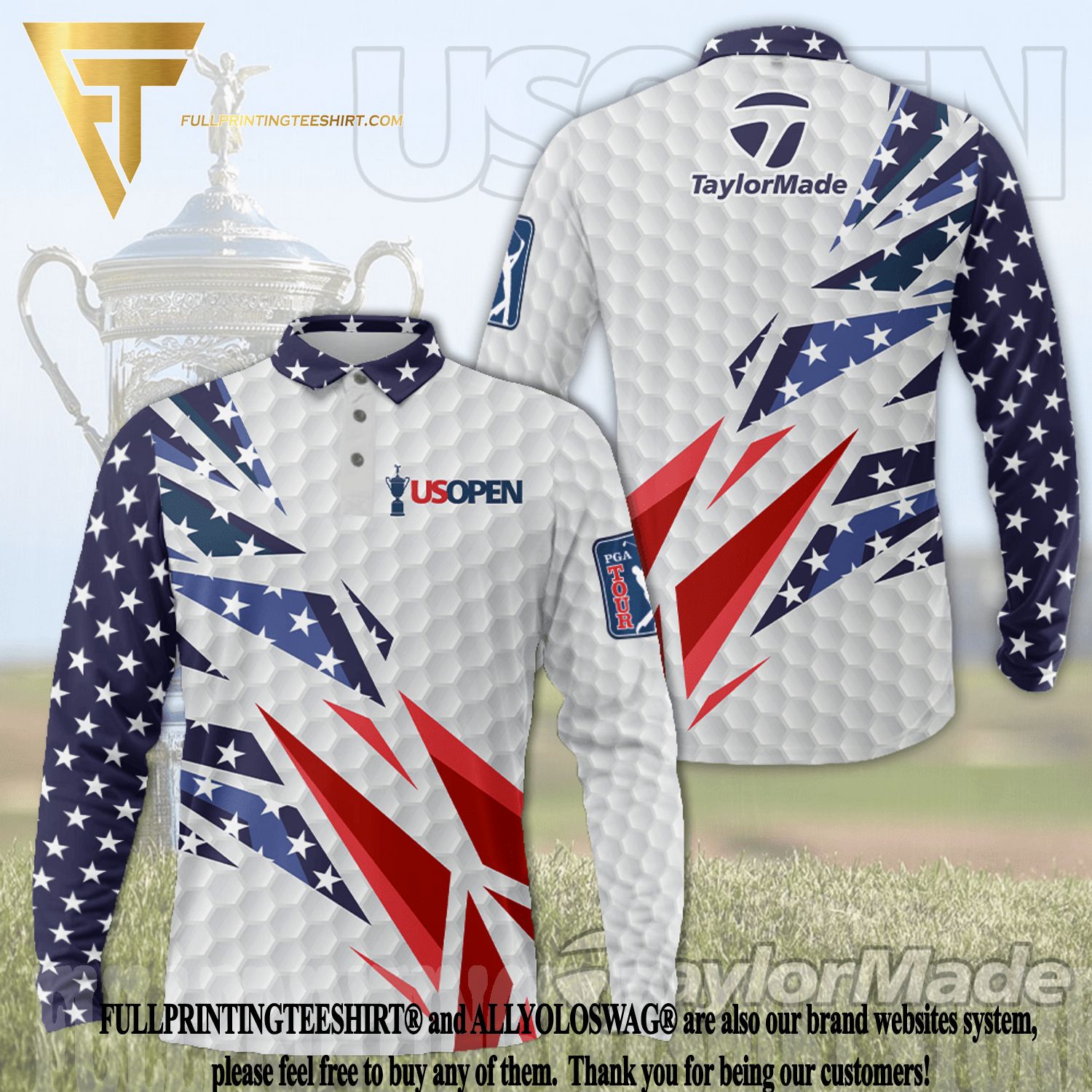 Top-selling Item] TaylorMade x US Open Cup 48 Hot Version All Over