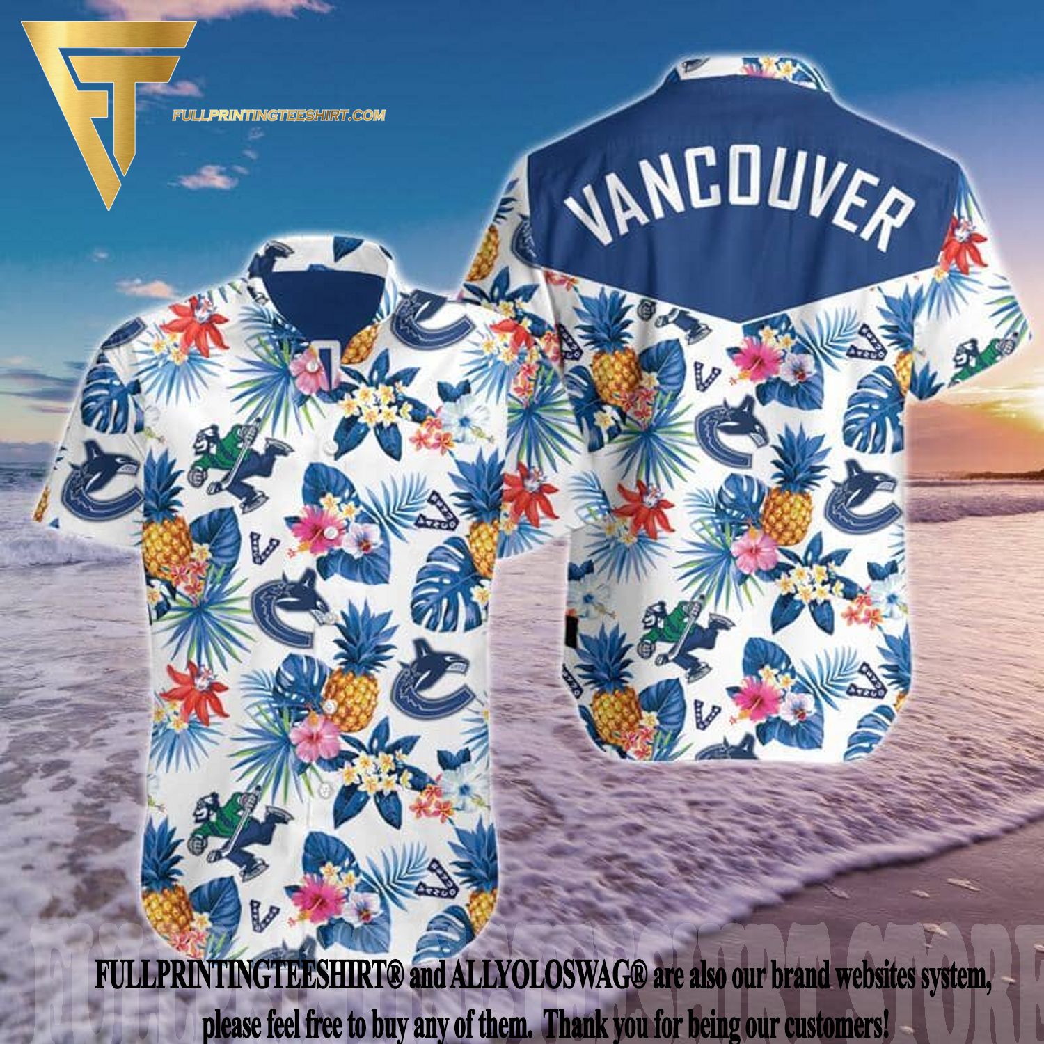 Vancouver Canucks BBQ Grill Cover