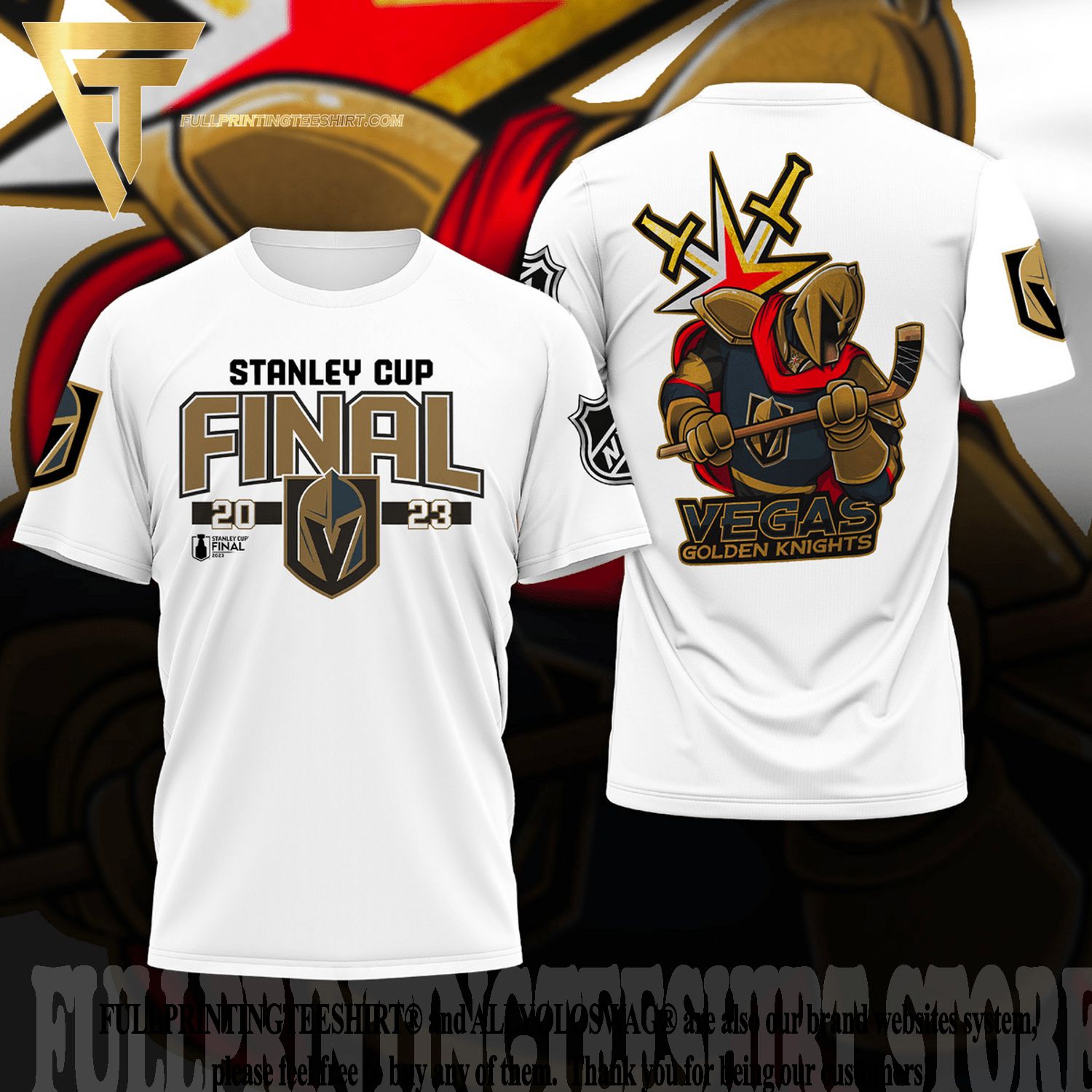 NHL Fans Vegas Golden Knights Logo Set Hawaiian Shirt And Short