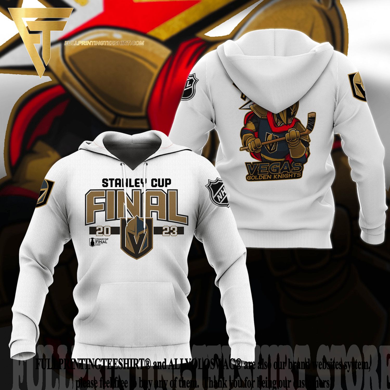 Vegas Golden Knights Iconic Pullover Hoodie - Supporters Place