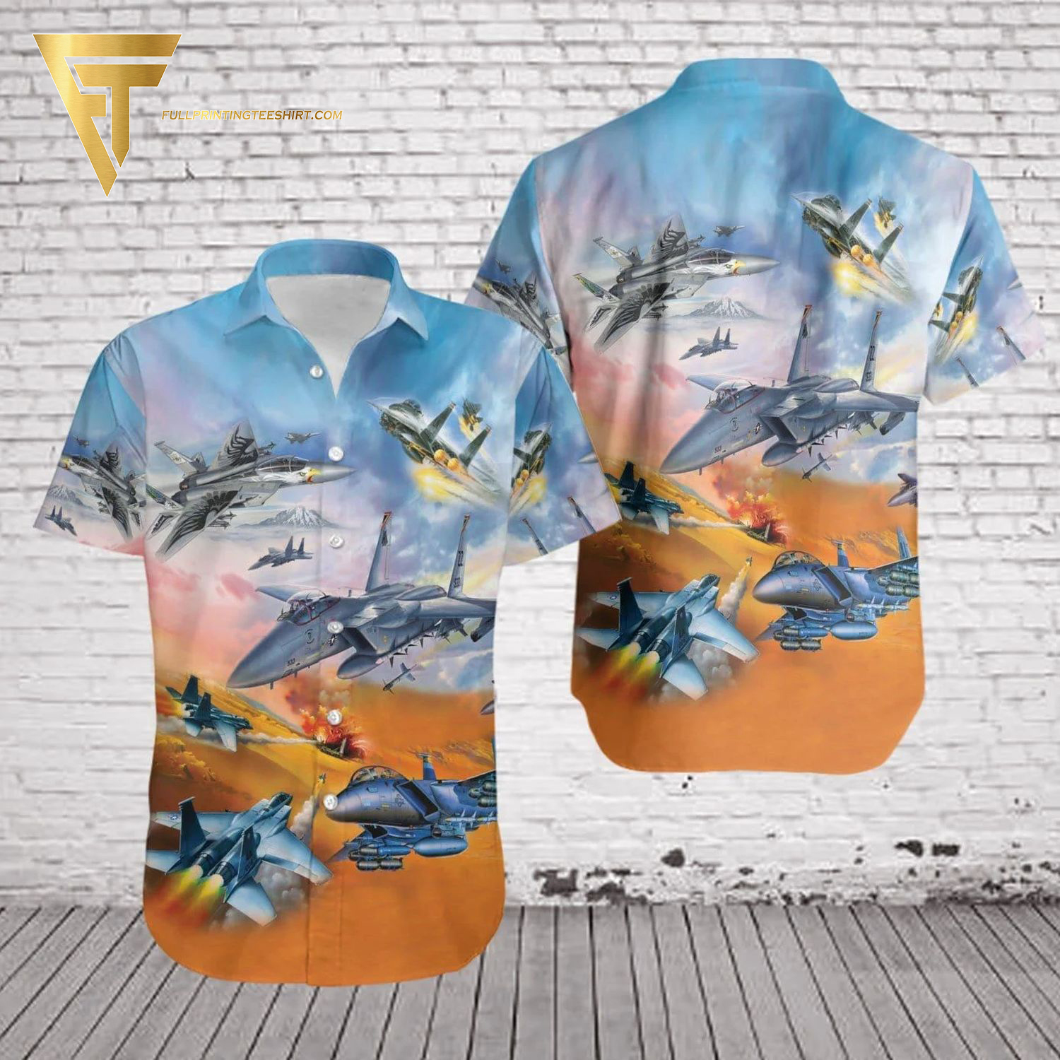 Majestic Machines and Fashion Fusion: Unraveling the McDonnell Douglas F-15 Eagle and the Iconic F-15 Hawaiian Shirt