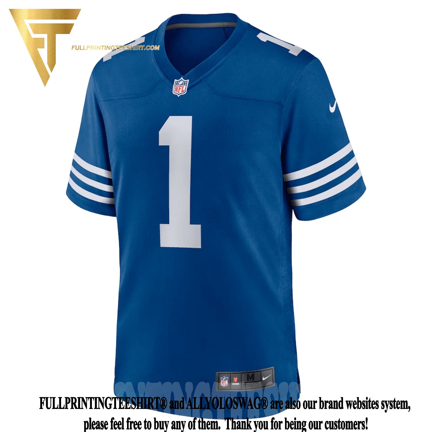 Men's Nike Anthony Richardson Royal Indianapolis Colts 2023 NFL Draft First  Round Pick Game Jersey