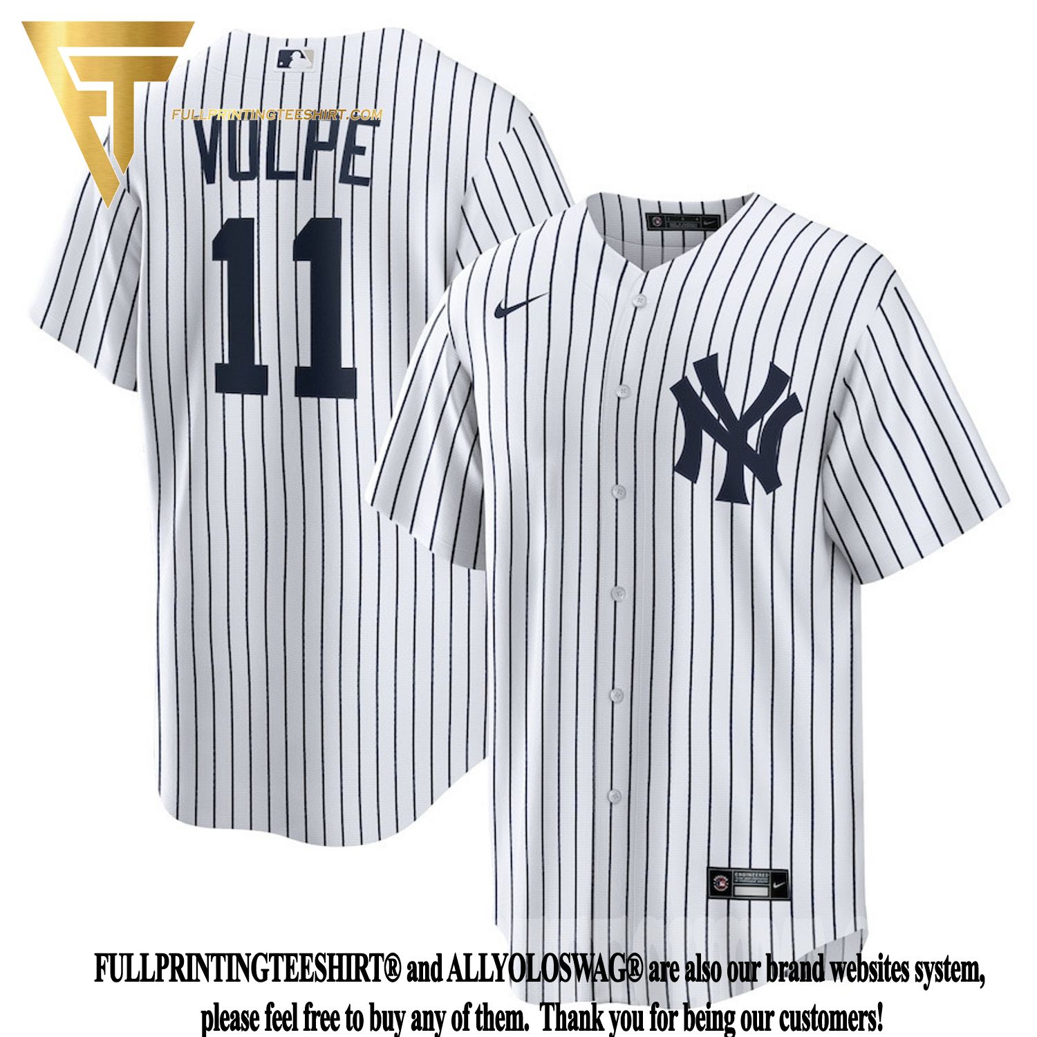 Top-selling Item] Anthony Volpe 11 New York Yankees Home Men - White