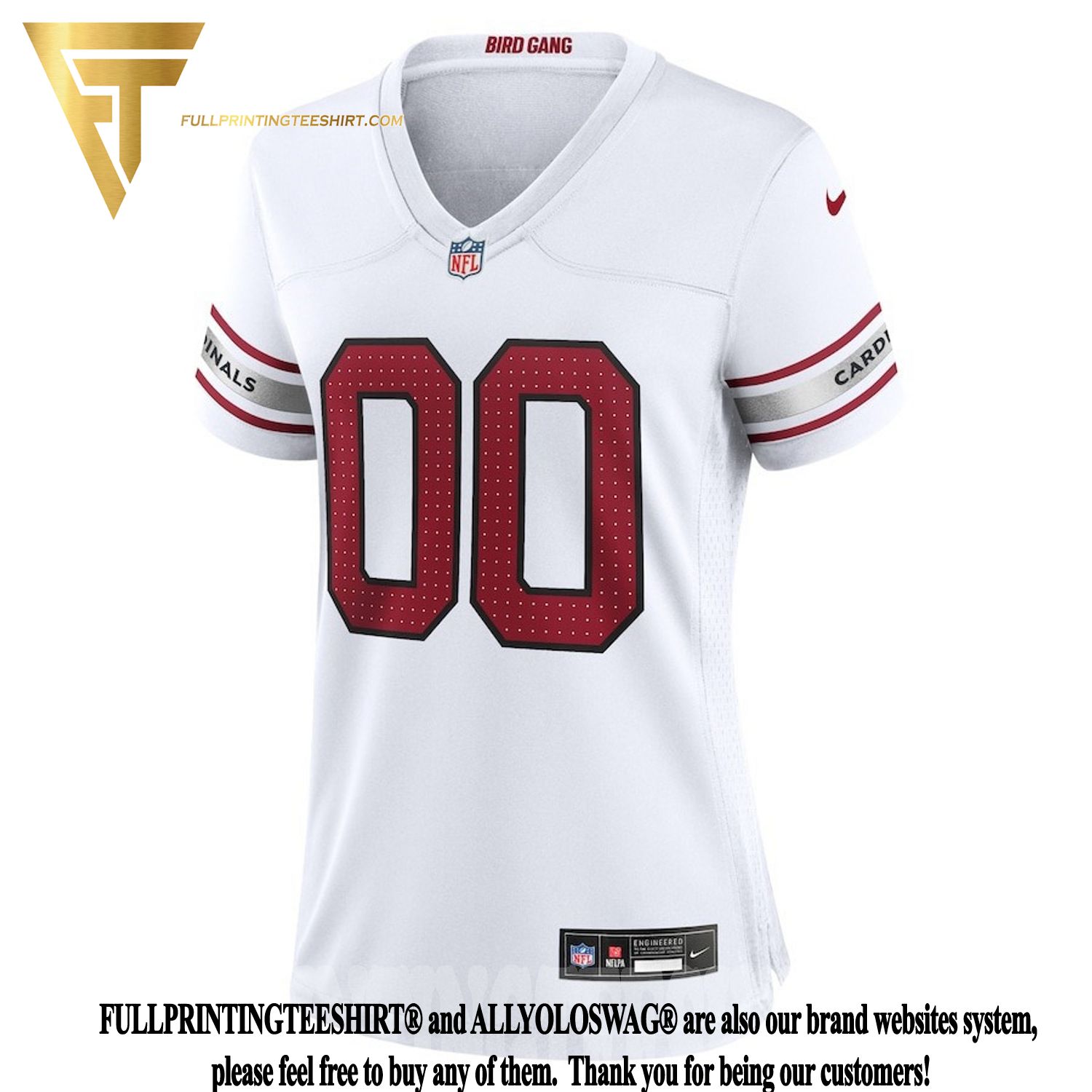 Top-selling Item] Arizona Cardinals Custom Game 3D Unisex Jersey - White
