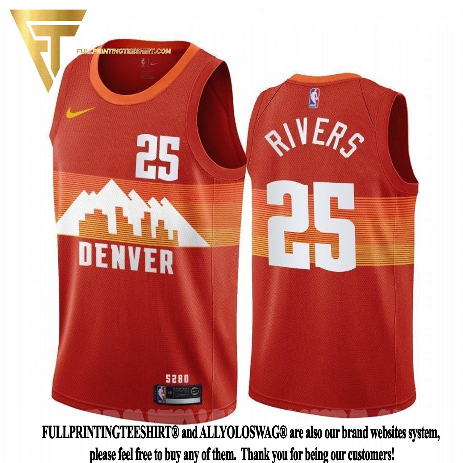 Austin Rivers - Denver Nuggets - Game-Worn City Edition Jersey