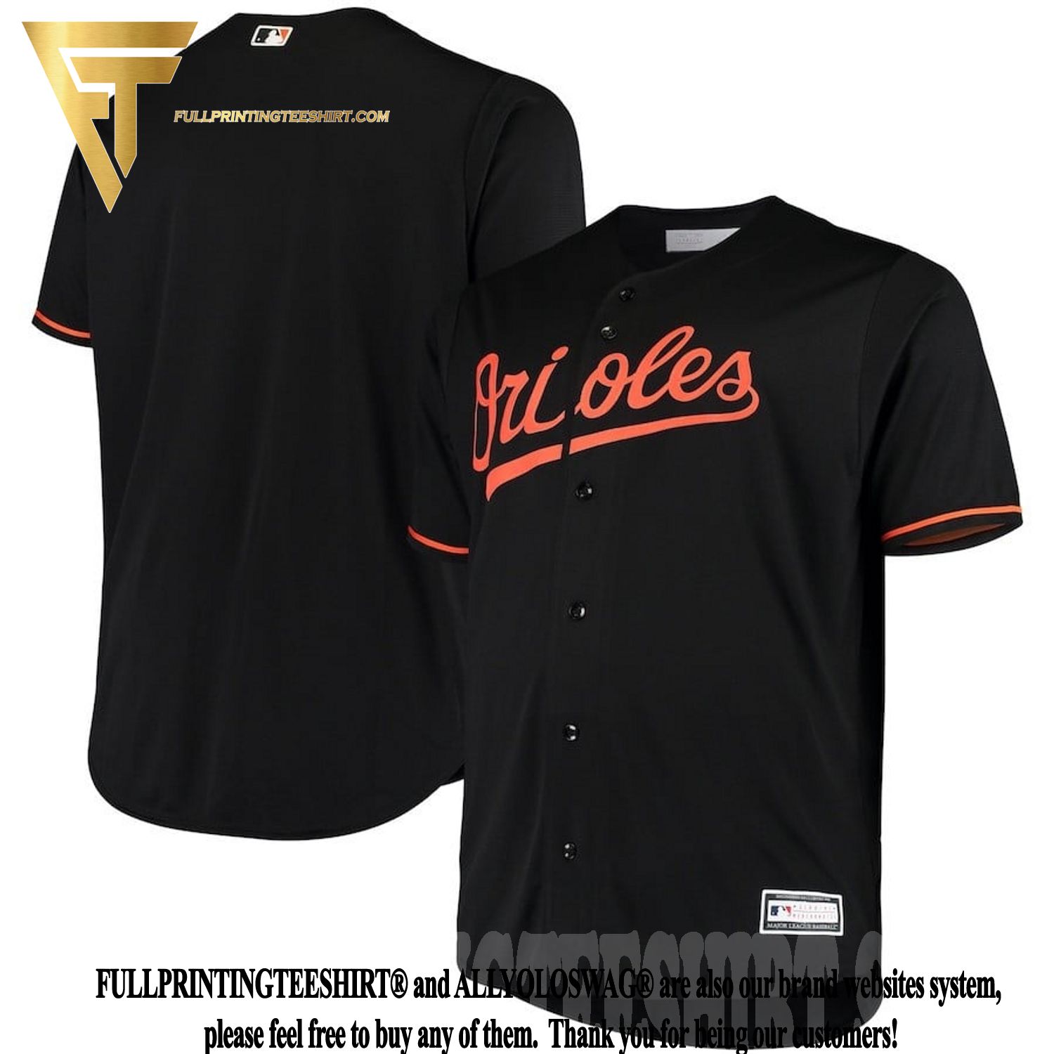 Baltimore Orioles Pride & Tradition T Shirt by Majestic Size Small