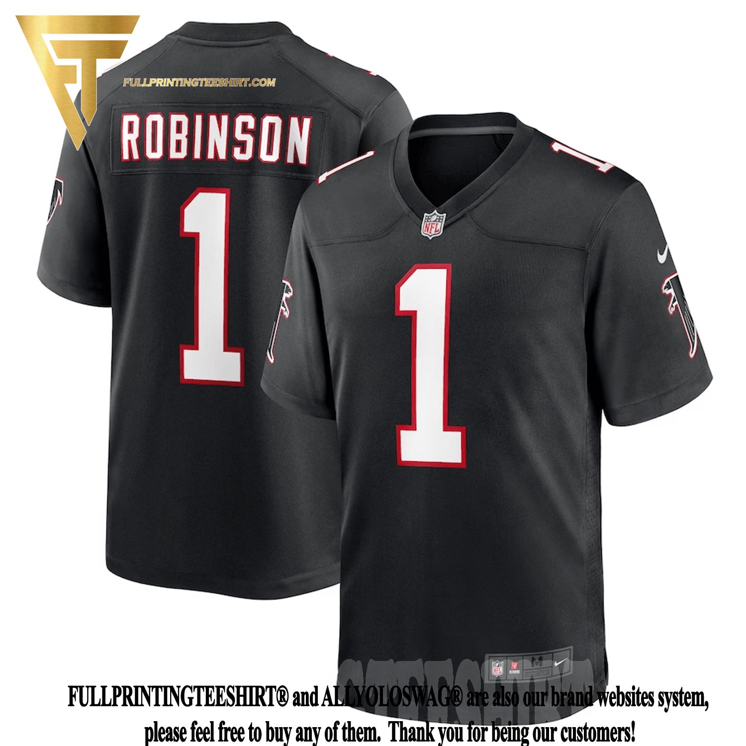 Top-selling Item] Bijan Robinson Atlanta Falcons 2023 NFL Draft