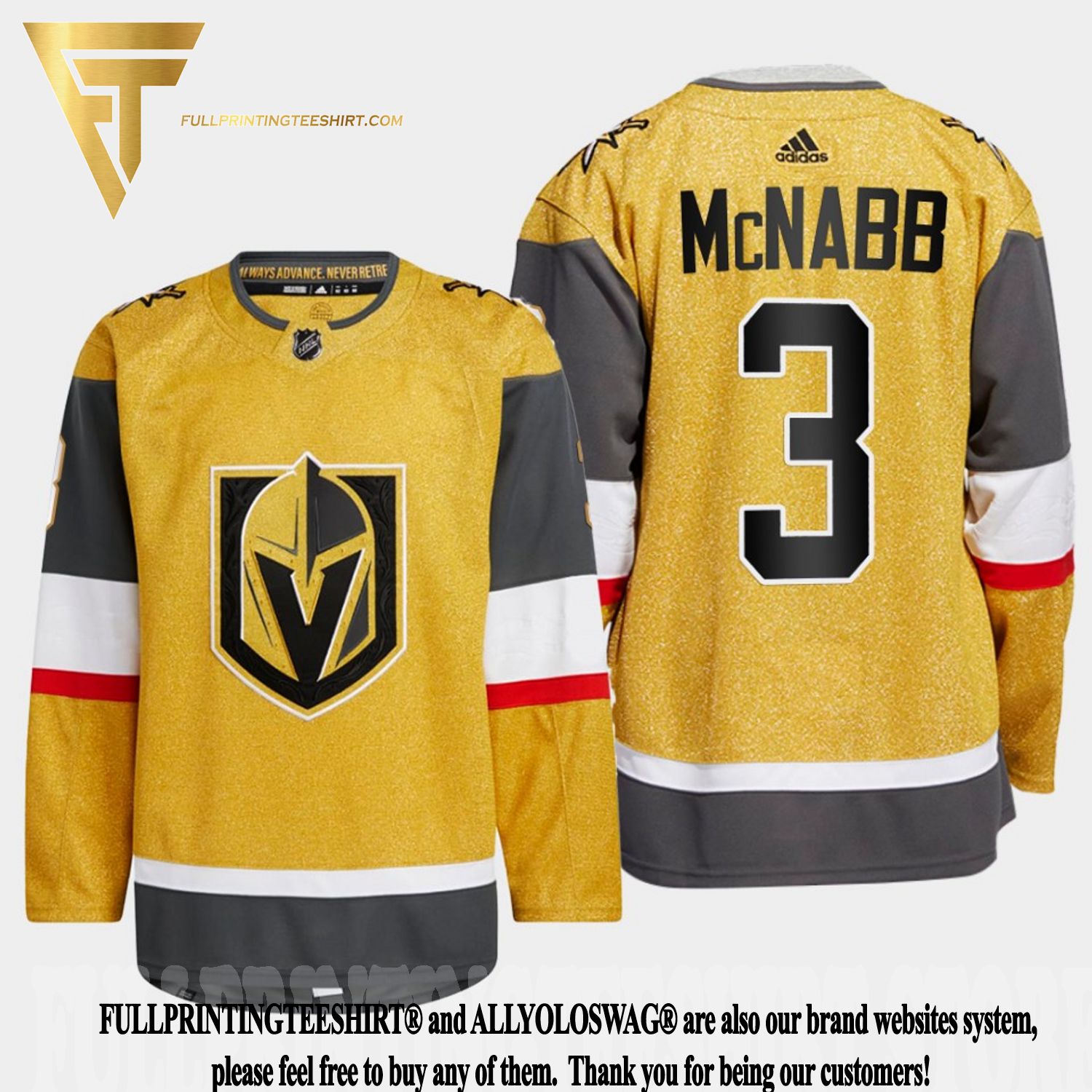 Youth Vegas Golden Knights 3rd Jersey