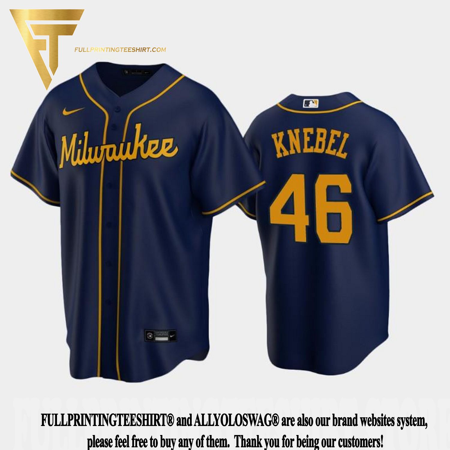 Top-selling Item] Brewers 46 Corey Knebel Road Gray 3D Unisex Jersey