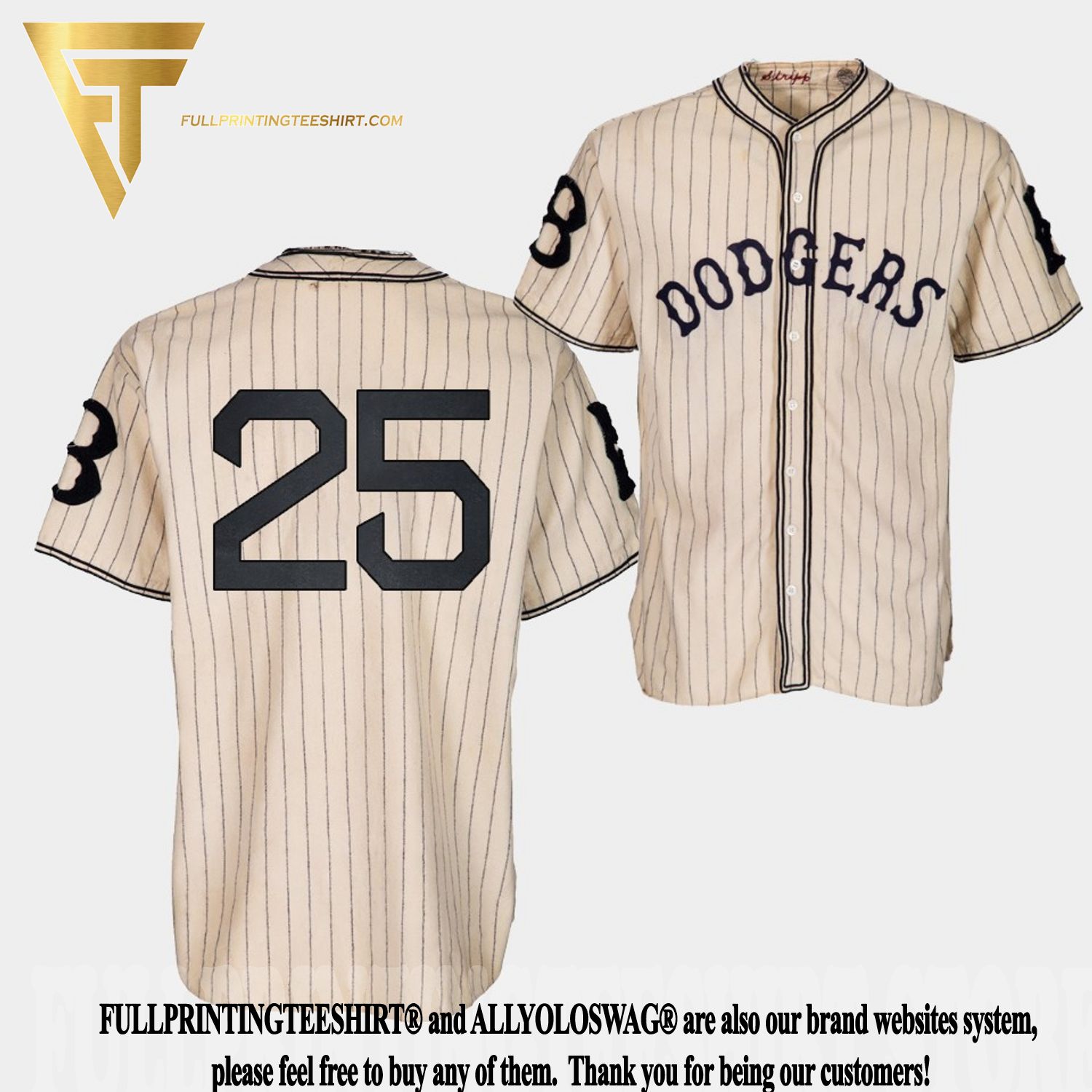 Top-selling Item] Brooklyn Dodgers Trayce Thompson 1933 Heritage