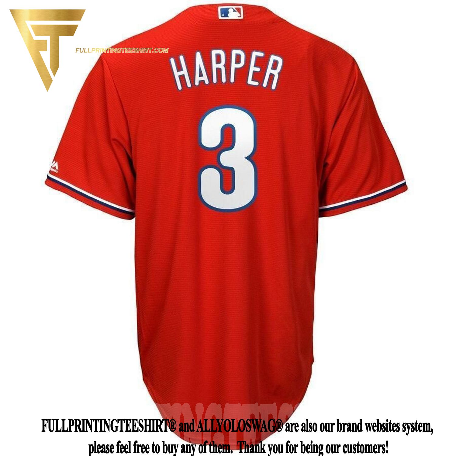 bryce harper official jersey