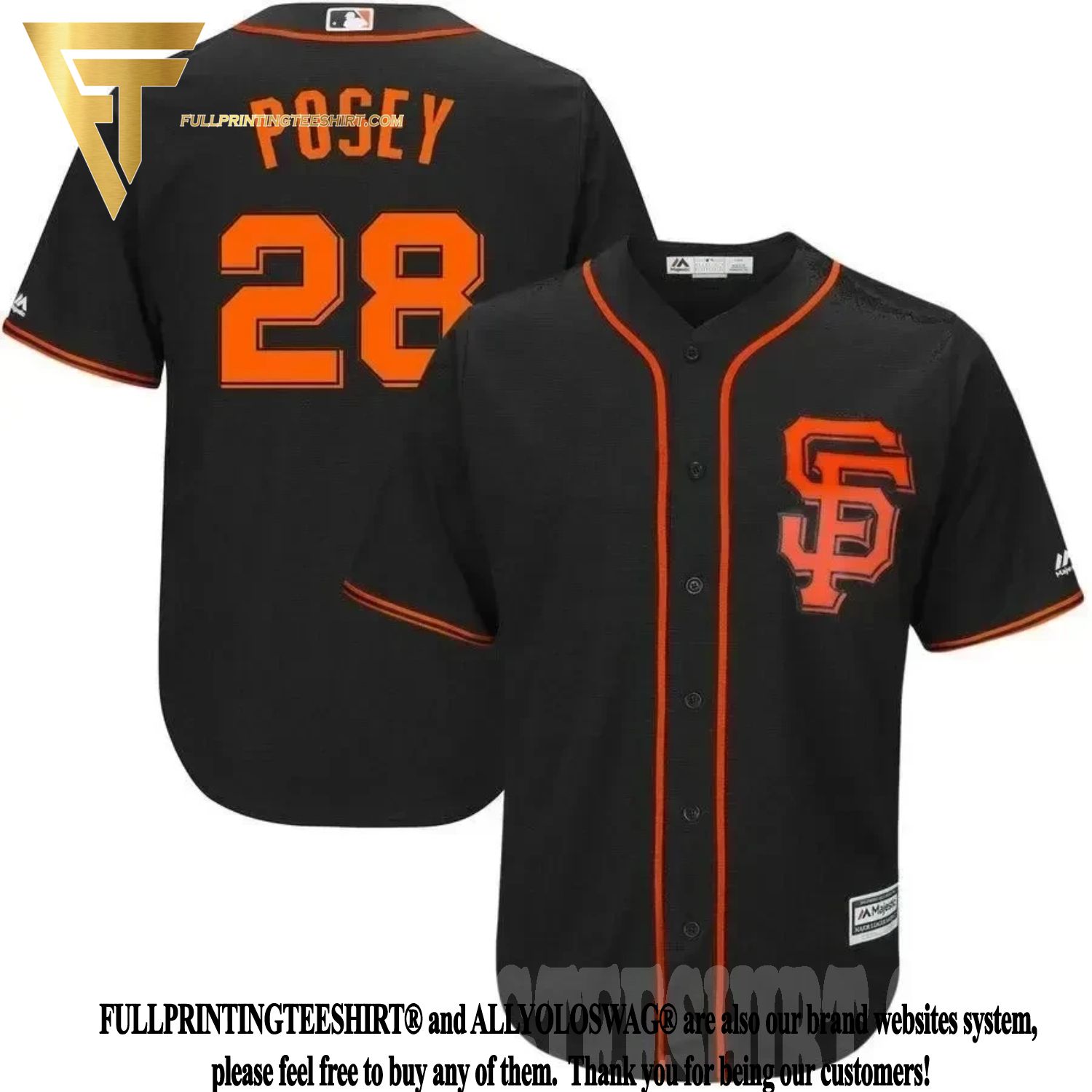 Top-selling Item] Buster Posey San Francisco Giants Official Team