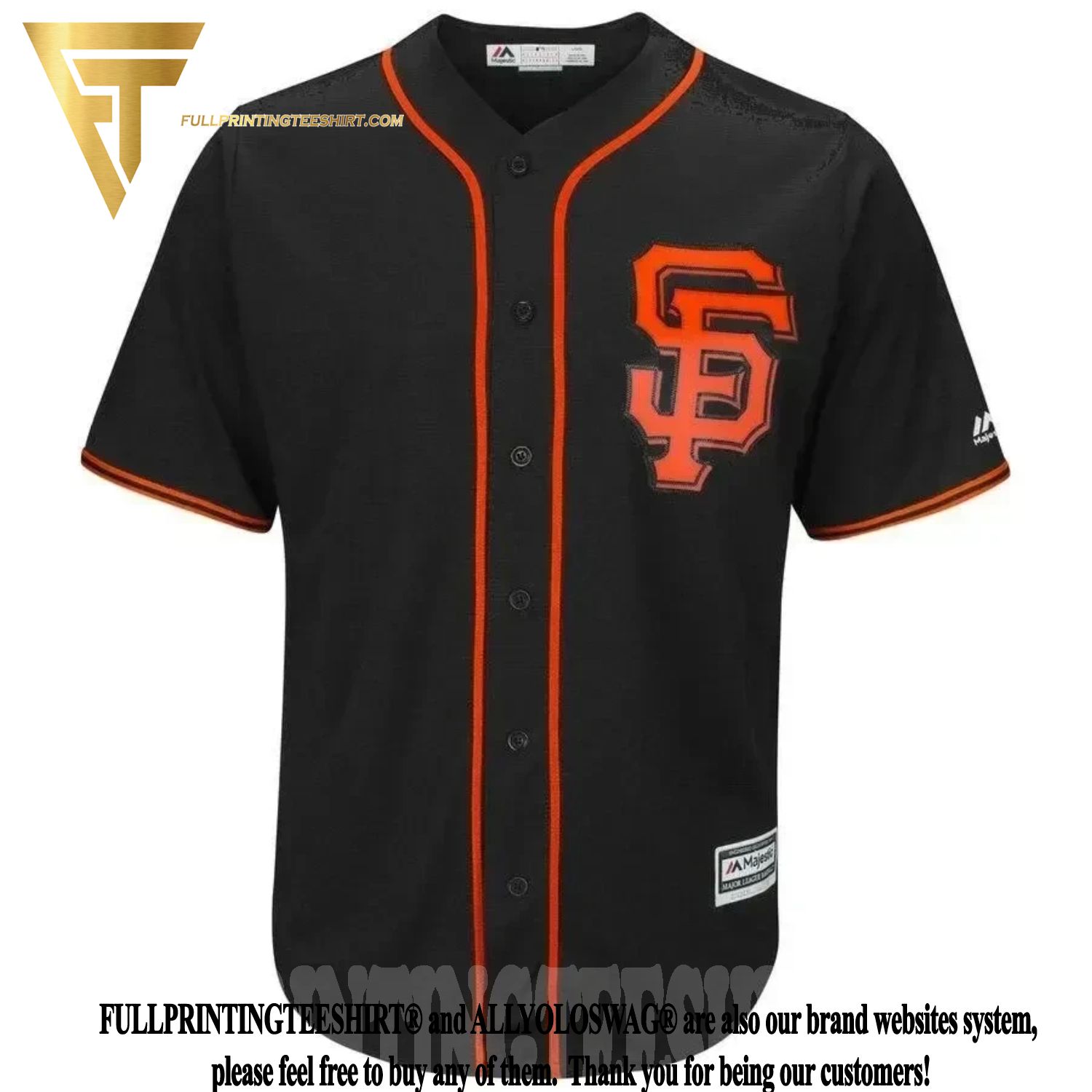 POSEY San Francisco Giants Boys Majestic MLB Baseball jersey BLACK