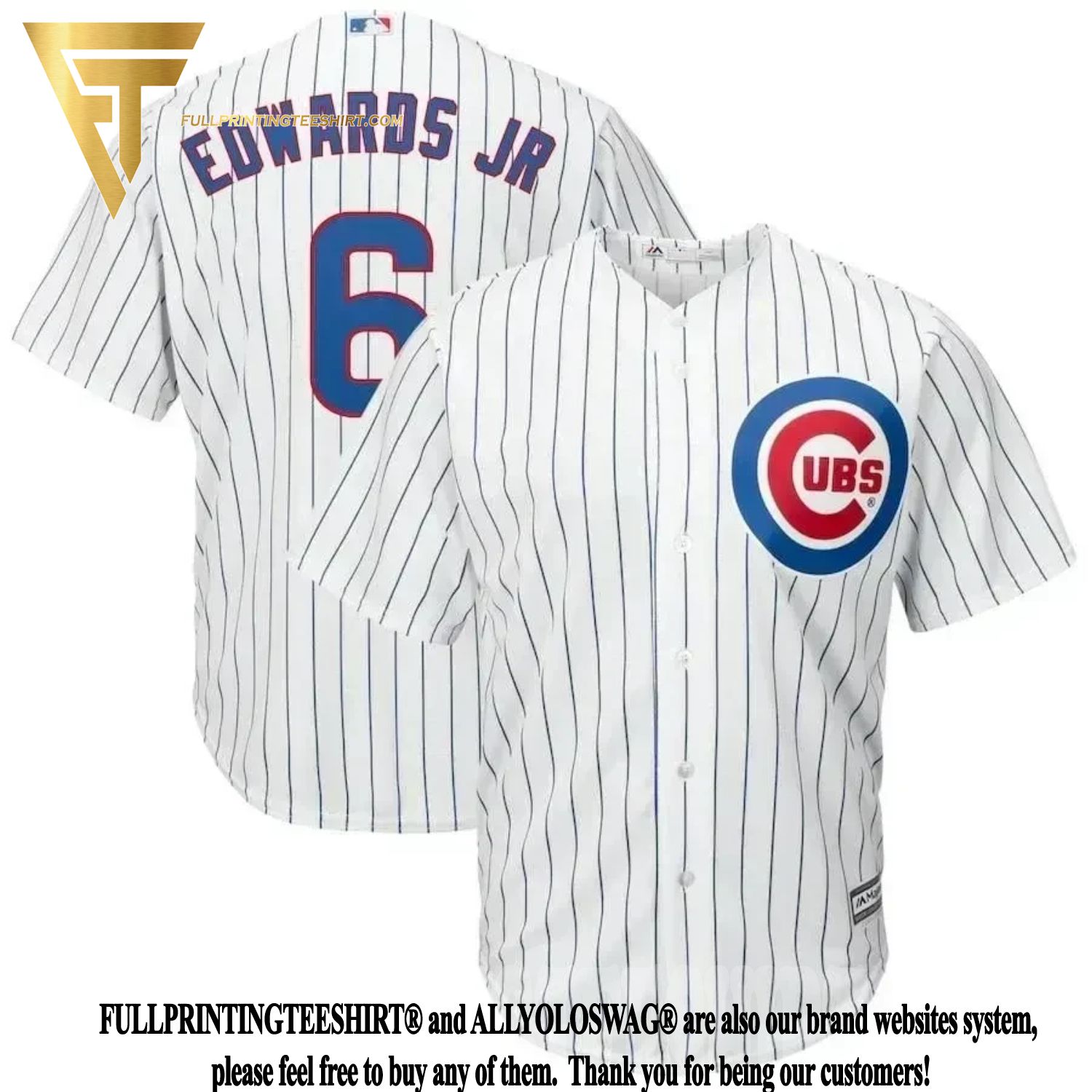 Top-selling Item] Chicago Cubs Home Team 3D Unisex Jersey - White