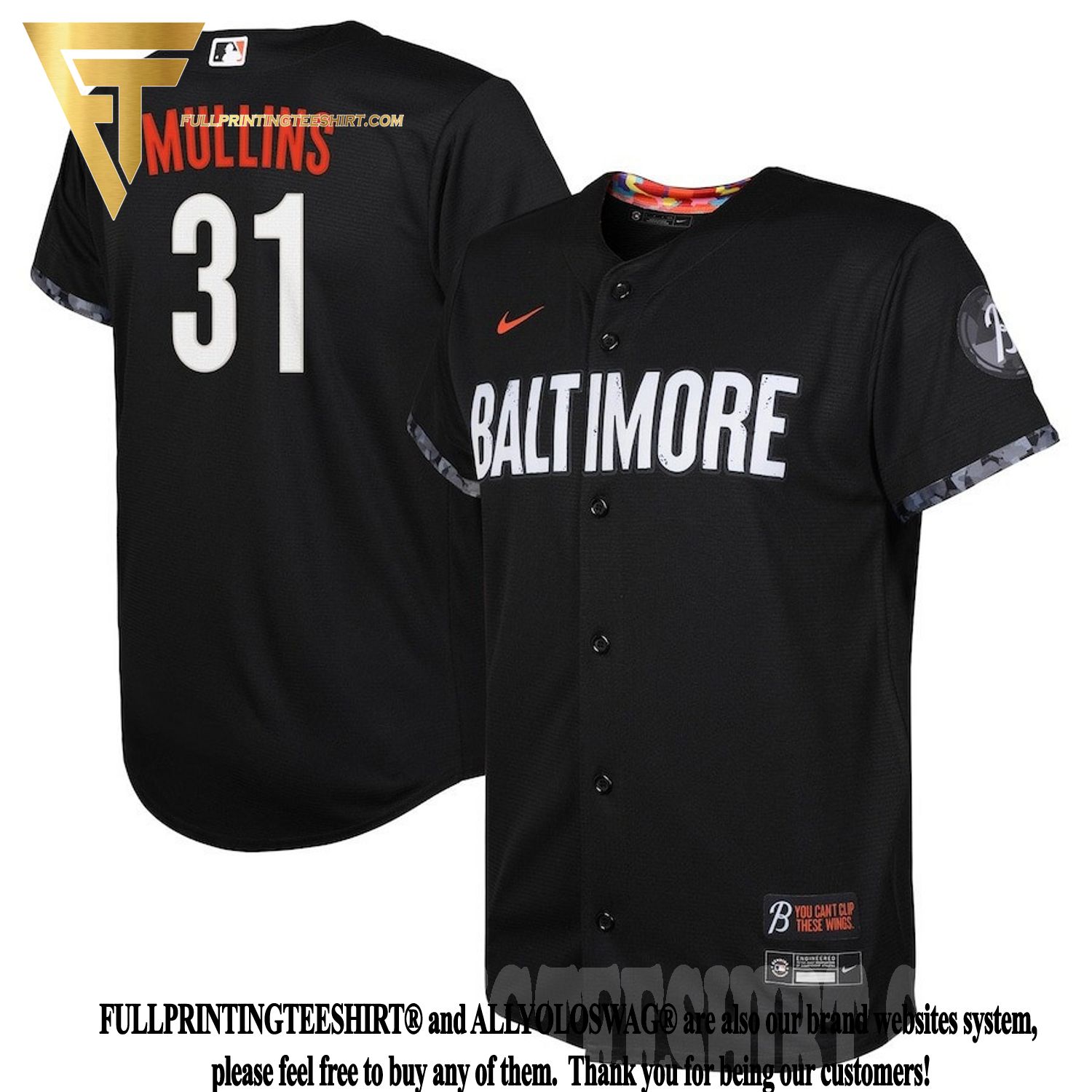 Top-selling Item] Cedric Mullins 31 Little League Classic 2022-23 Baltimore  Orioles Black Alternate 3D Unisex Jersey