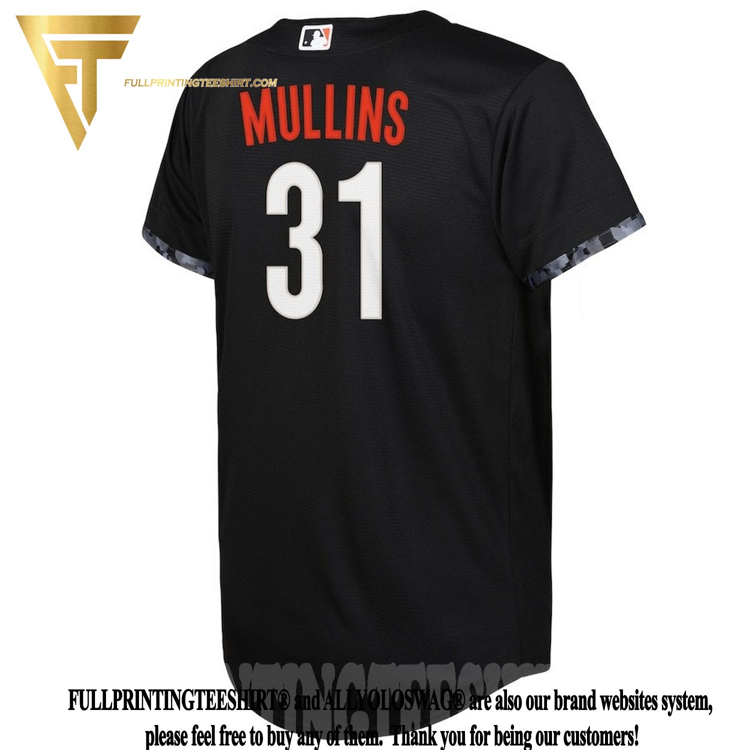 Top-selling Item] Cedric Mullins 31 Little League Classic 2022-23 Baltimore  Orioles Black Alternate 3D Unisex Jersey