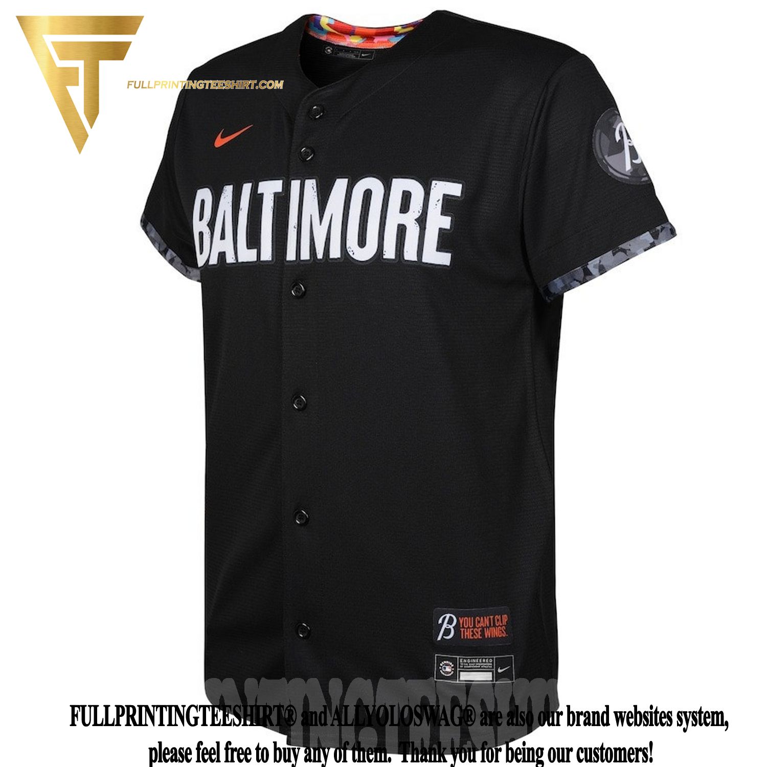 baltimore orioles black jerseys