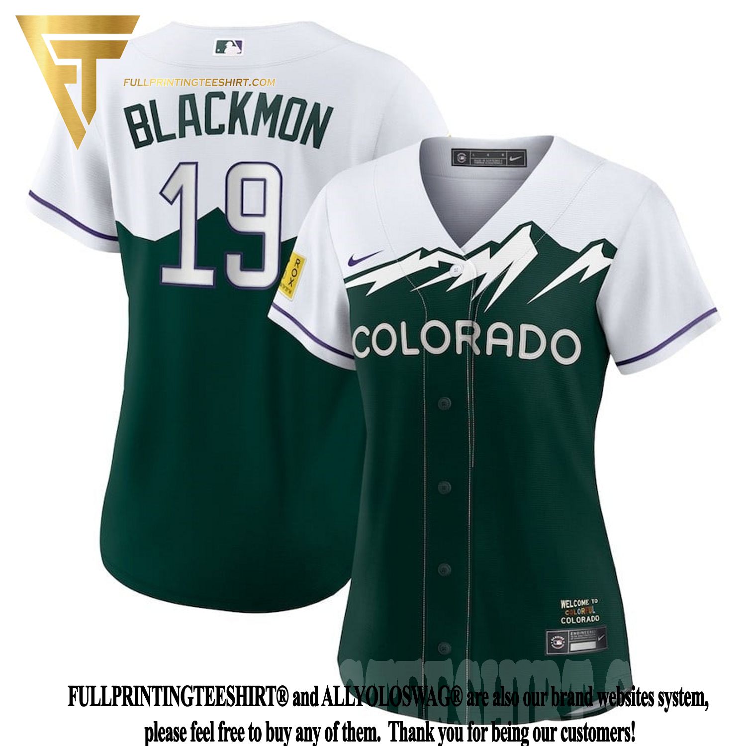 Top-selling Item] Charlie Blackmon 19 Colorado Rockies City Connect Player  3D Unisex Jersey - White And Forest Green
