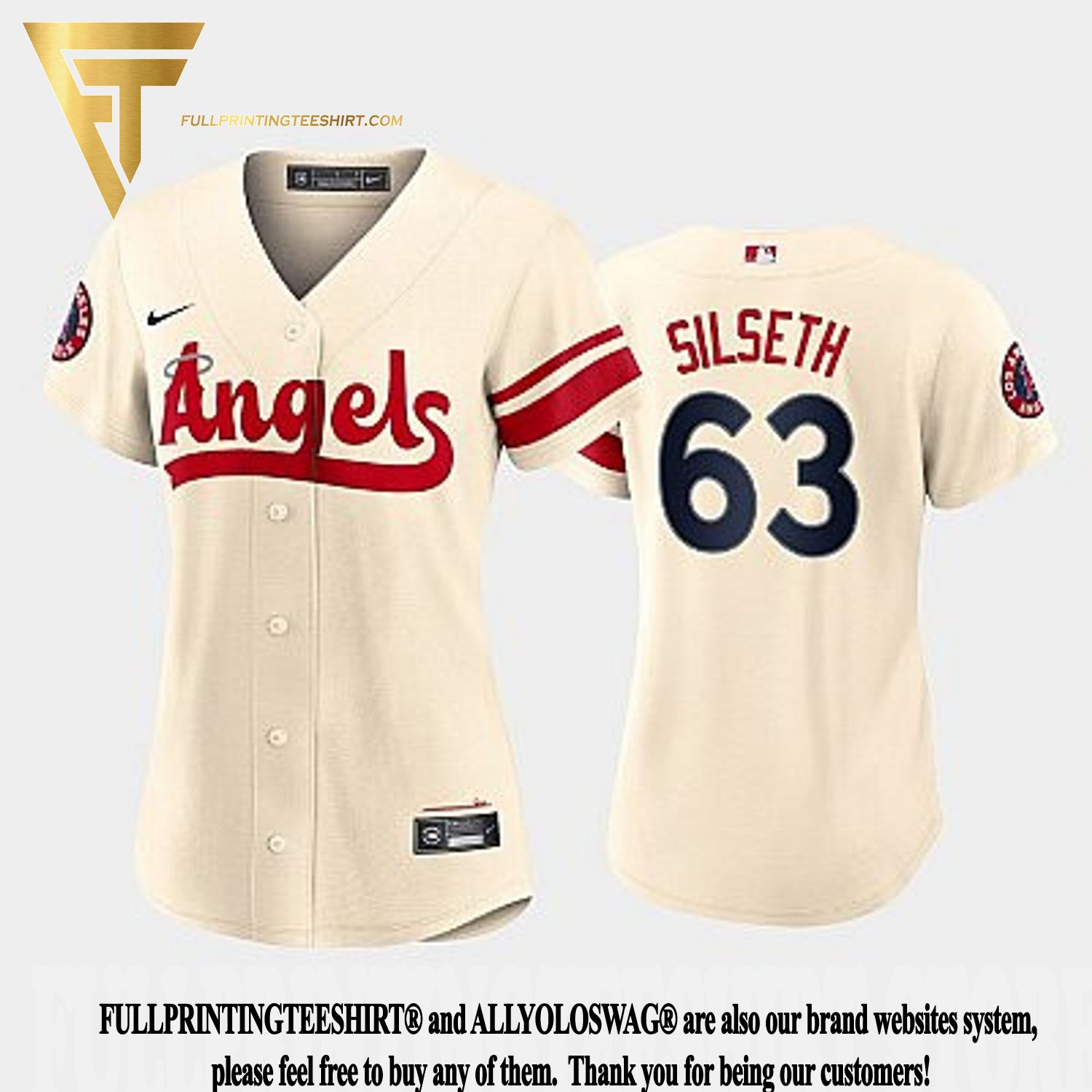 Los Angeles Angels Shohei Ohtani Authentic City Connect Cream Nike