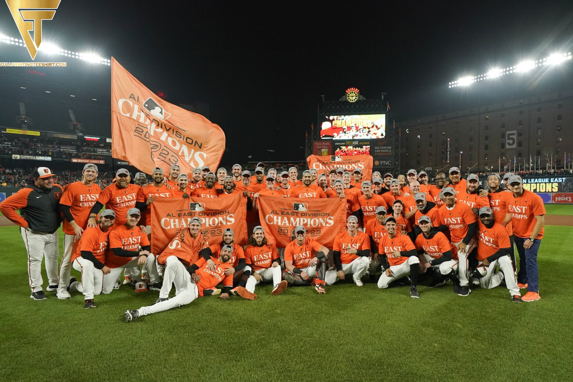 Glory Regained Orioles Clinch 2023 AL East and Unveil the Baltimore Orioles 2023 AL East Division Champions Shirt