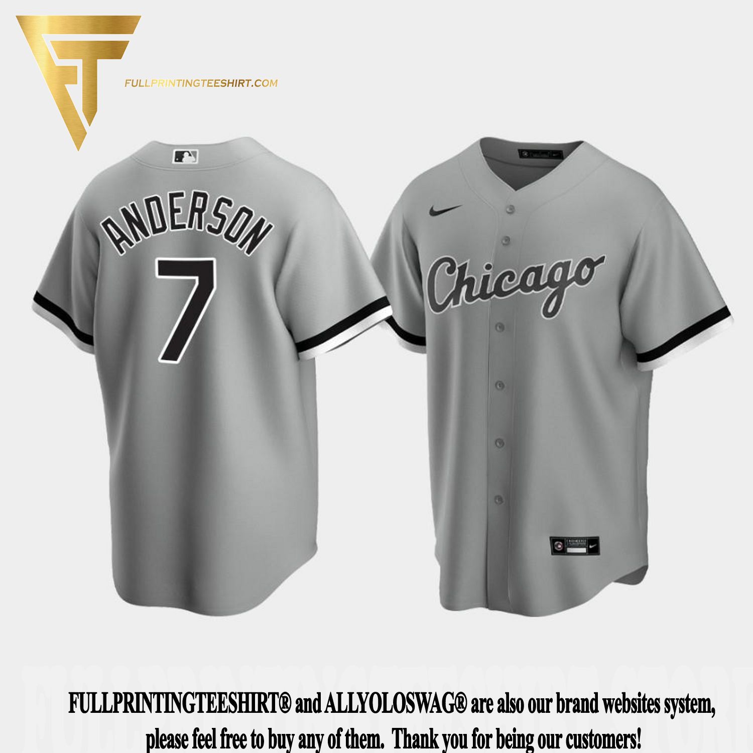 2022 Tim Anderson White Sox All Star Nike Authentic Jersey. Even