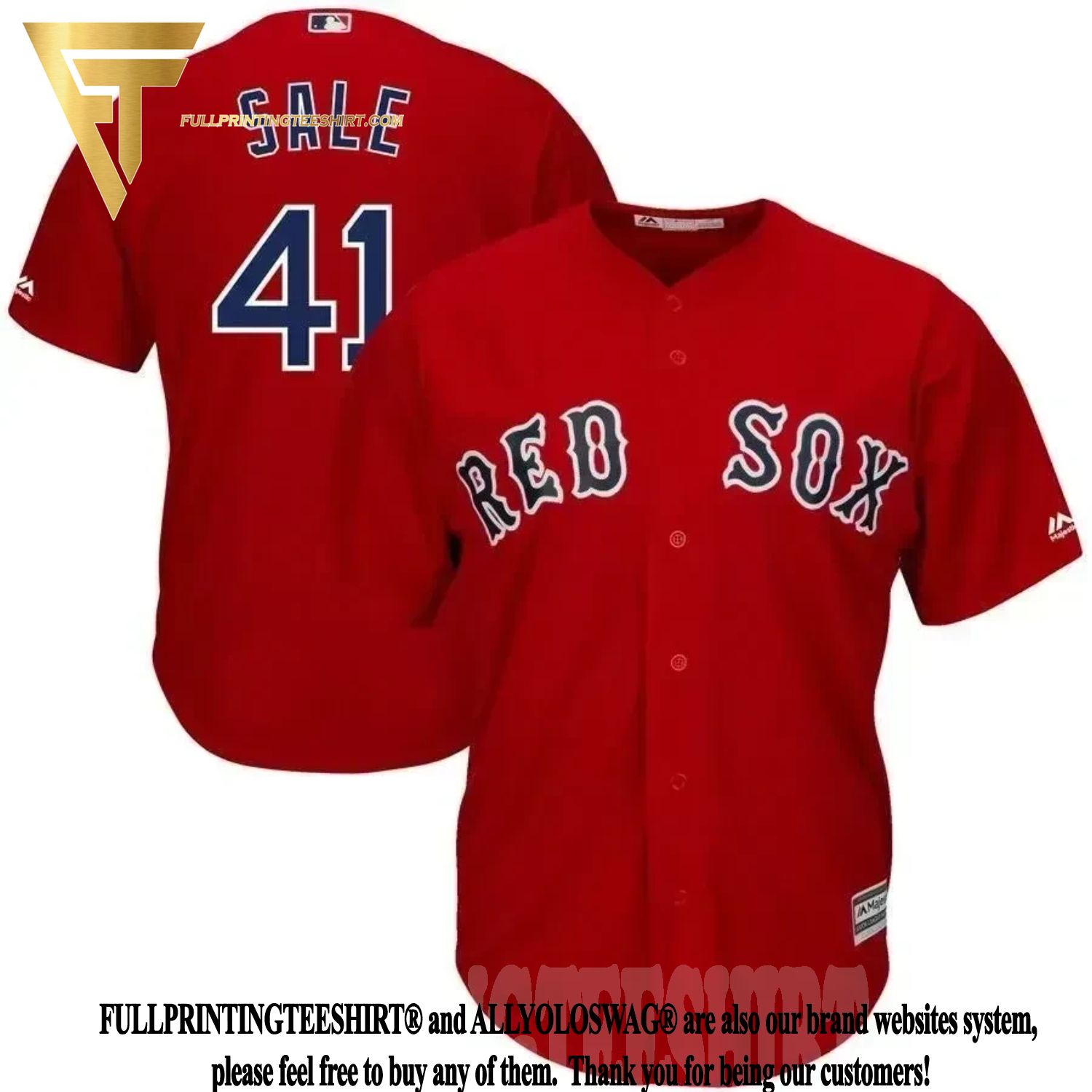 The best selling] Boston Red Sox MLB Flower Full Print Unisex