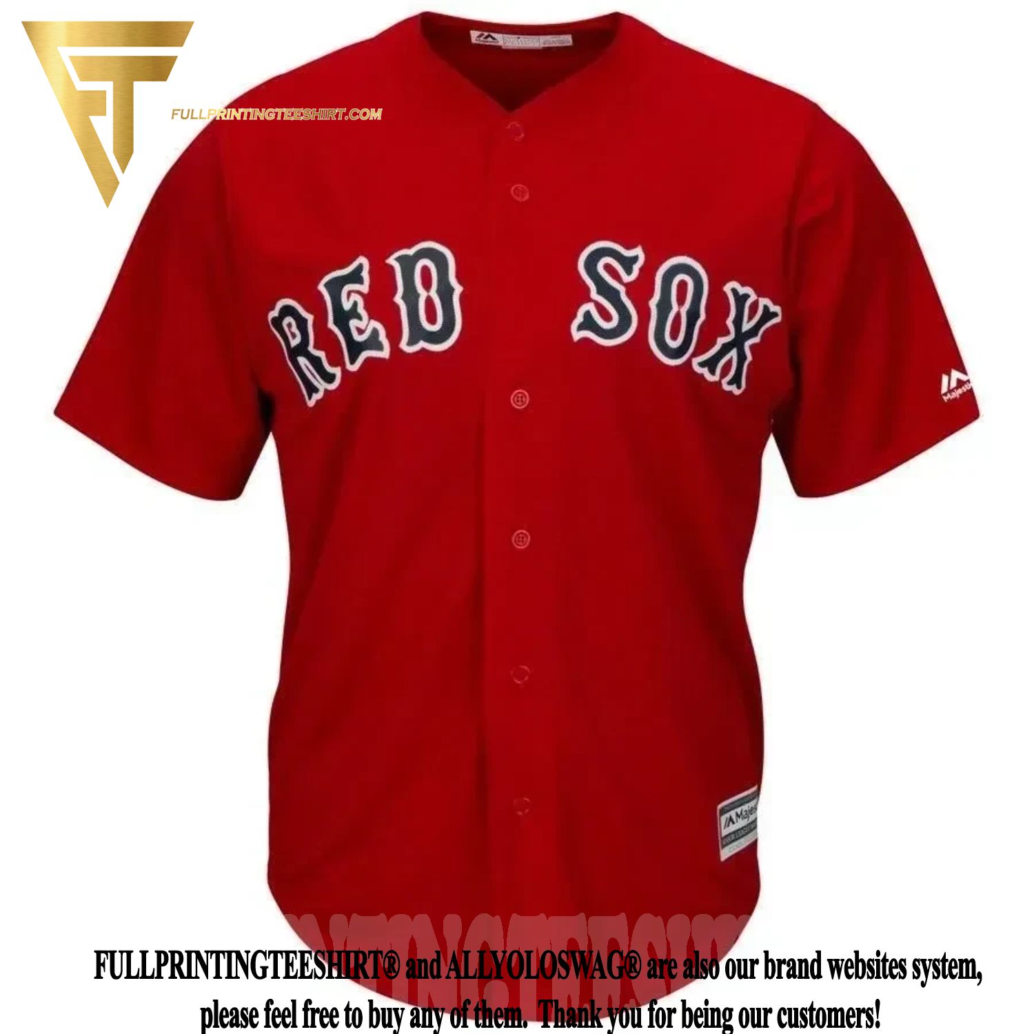 Top-selling Item] Boston Red Sox Alternate Team Elite 3D Unisex Jersey - Red